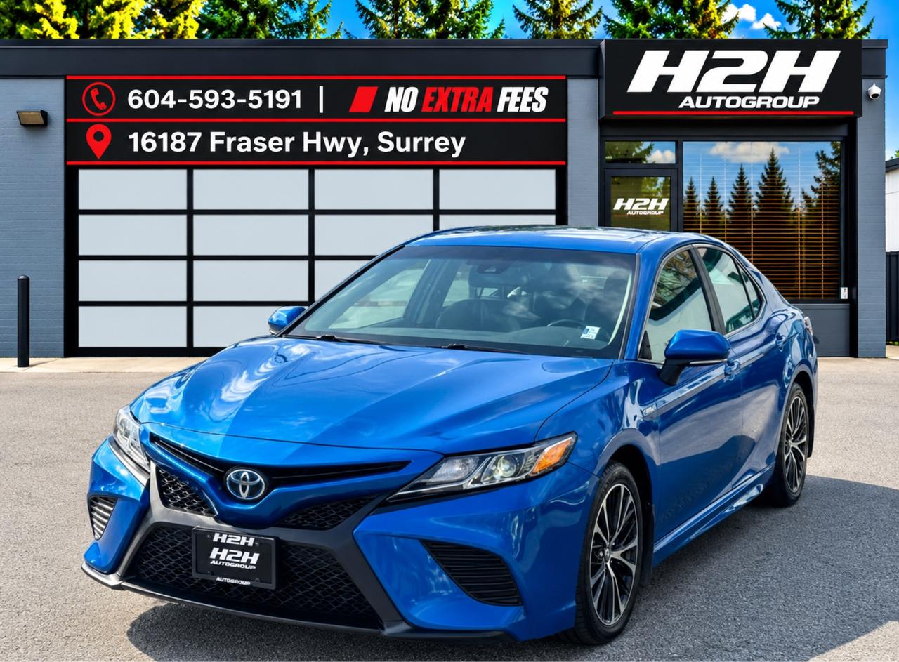 Blue 2018 Toyota Camry Hybrid   Continuously Variable Transmission