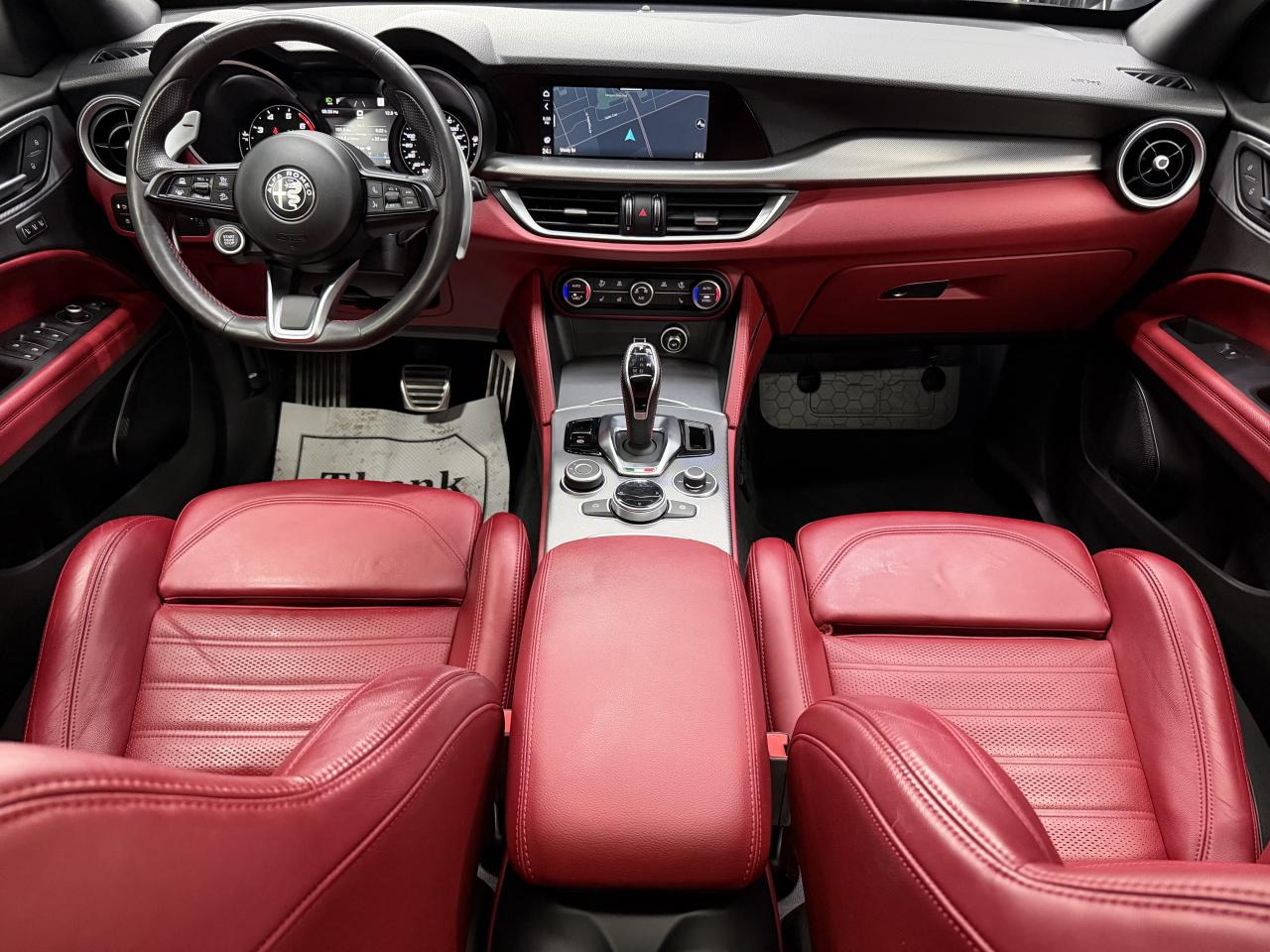 2021 Alfa Romeo Stelvio TI SPORT|RED INT|NAV|LKA|ACC|FCW|BSM| Photo