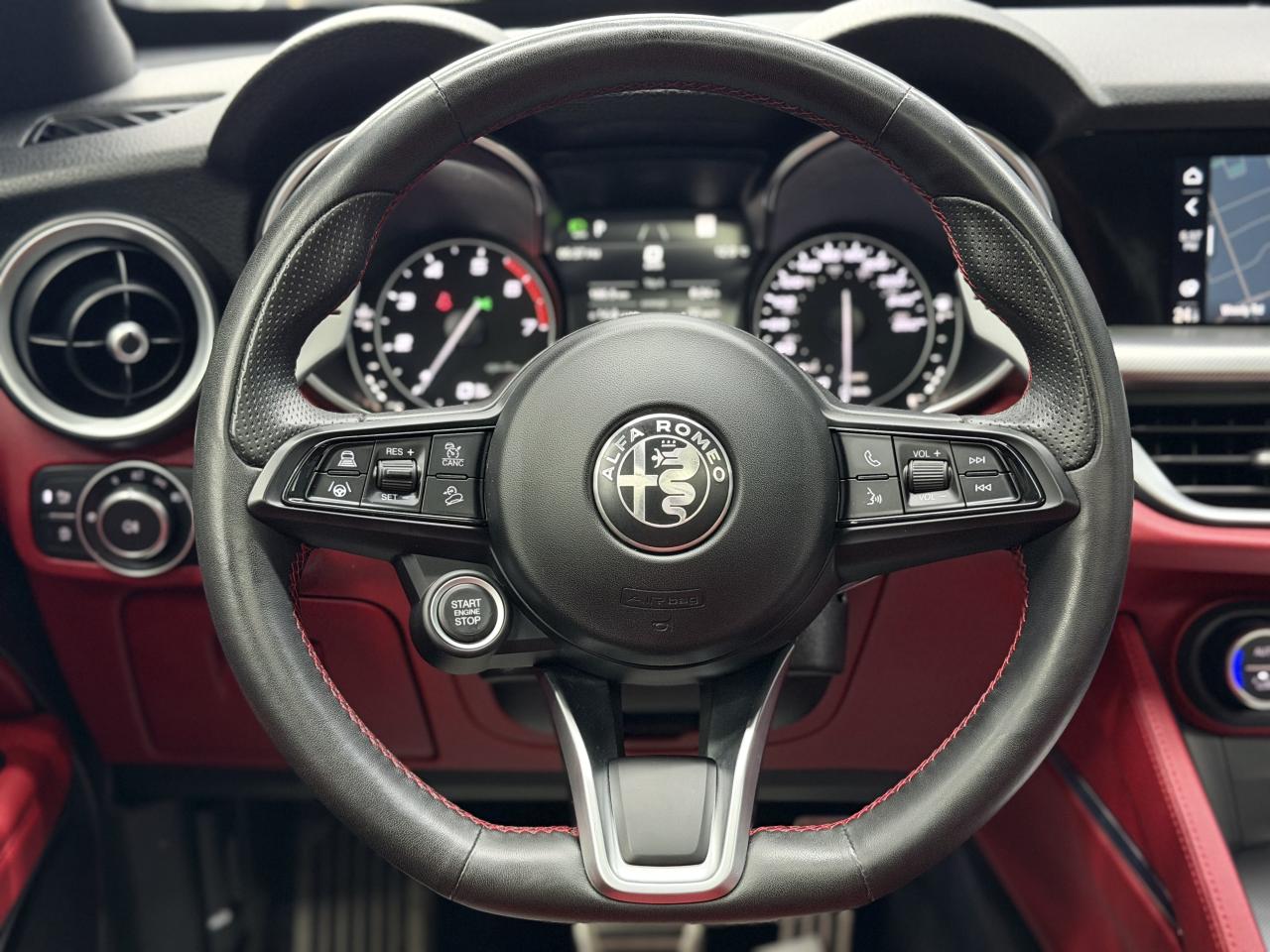 2021 Alfa Romeo Stelvio TI SPORT|RED INT|NAV|LKA|ACC|FCW|BSM| Photo