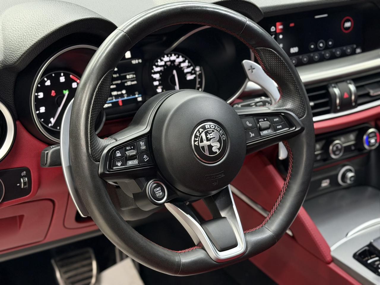 2021 Alfa Romeo Stelvio TI SPORT|RED INT|NAV|LKA|ACC|FCW|BSM| Photo