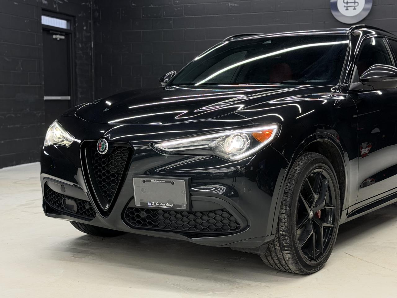 2021 Alfa Romeo Stelvio TI SPORT|RED INT|NAV|LKA|ACC|FCW|BSM| Photo