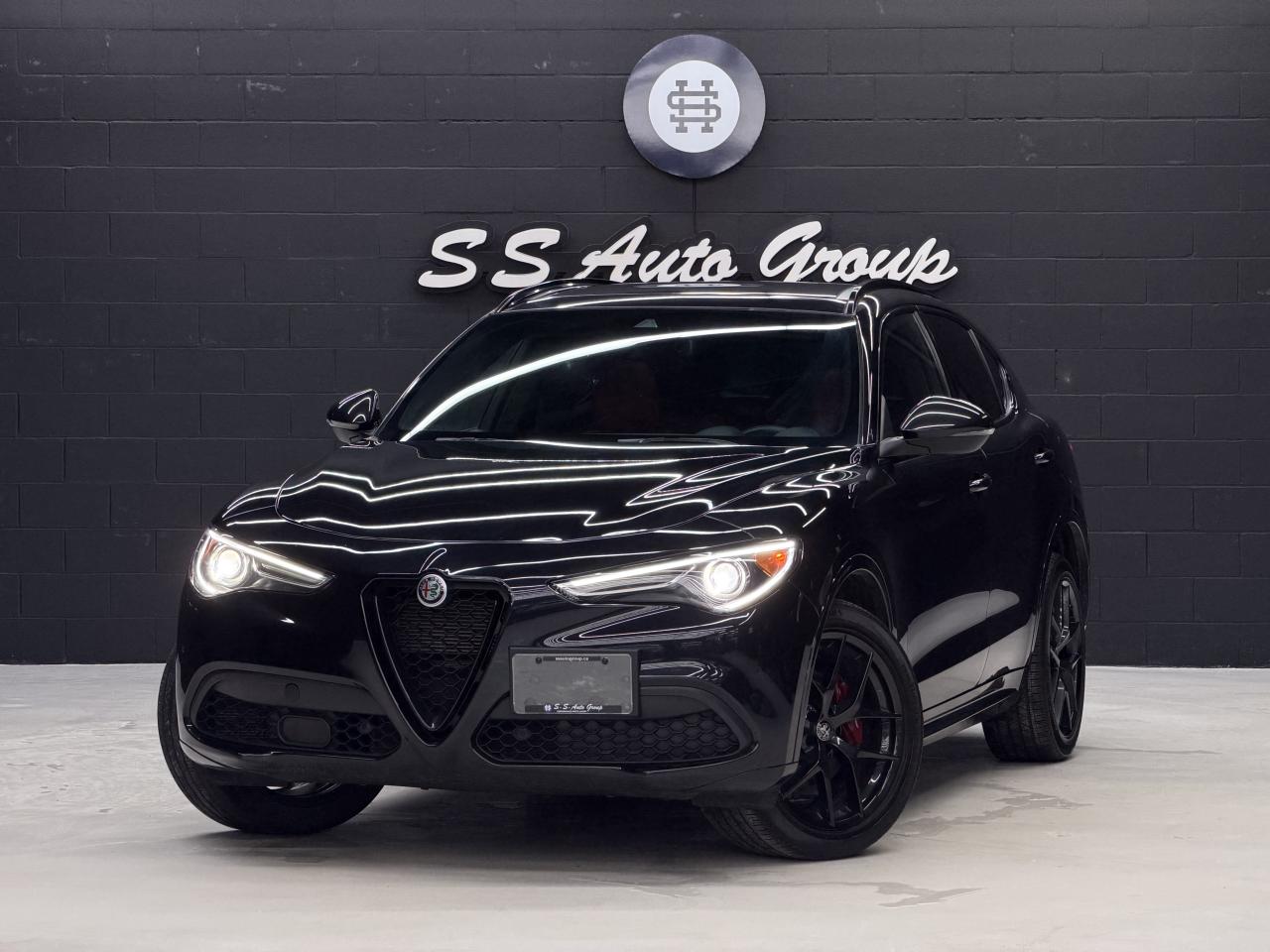 2021 Alfa Romeo Stelvio TI SPORT|RED INT|NAV|LKA|ACC|FCW|BSM| Photo