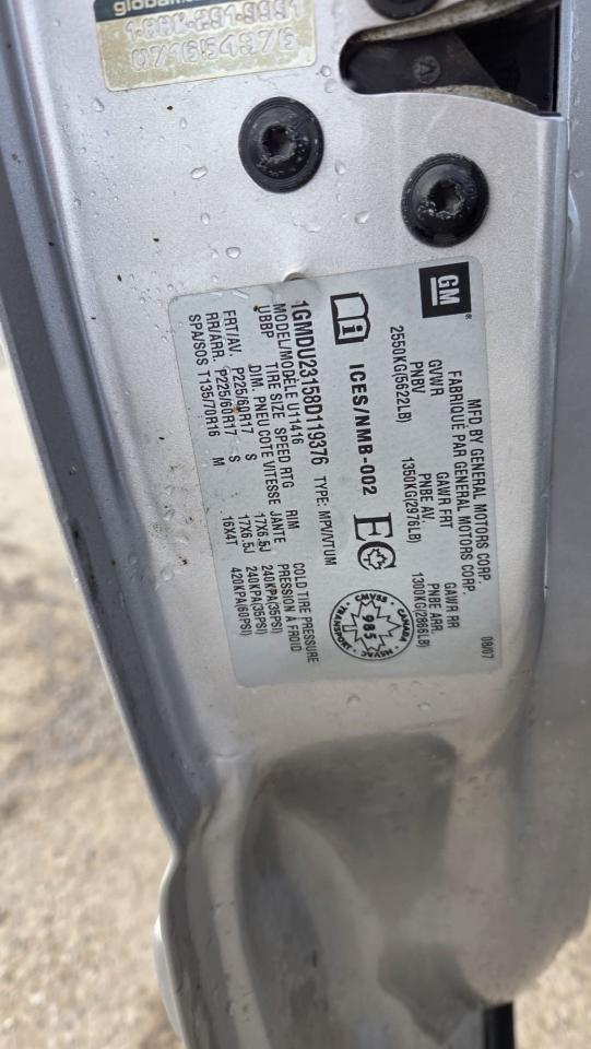 2008 Pontiac Montana w/1SB, DRIVES GREAT, RUSTY UNDERCARRIAGE, AS IS Photo