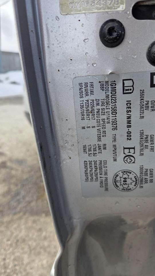 2008 Pontiac Montana w/1SB, DRIVES GREAT, RUSTY UNDERCARRIAGE, AS IS Photo