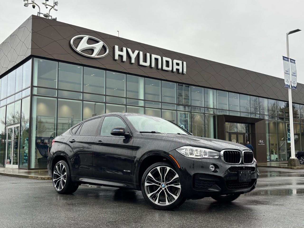 <p>The <strong>2019 BMW X6 xDrive35i</strong> blends coupe-like styling with the commanding presence of a luxury SUV, delivering a driving experience that feels both athletic and refined. Its turbocharged 3.0-liter inline-six produces smooth, confident power, while BMWs xDrive all-wheel-drive system keeps you planted in all weather conditions. The cabin is classic BMWpremium materials, supportive seating, and intuitive technology that makes every drive feel elevated. From its bold stance to its responsive handling, this X6 offers the perfect mix of performance and sophistication.</p><p>Inside, youll find a well-appointed interior designed for comfort and convenience, featuring upscale finishes, a crisp infotainment display, and thoughtful driver-focused ergonomics. The sloping roofline gives the X6 its signature sporty silhouette without sacrificing everyday practicality, offering ample cargo space and rear-seat comfort. Whether you're commuting, road-tripping, or simply enjoying the open road, this 2019 X6 xDrive35i delivers the luxury, versatility, and dynamic character that BMW is known for.</p><p>All Abbotsford Hyundai pre-owned vehicles come complete with the remaining Manufacturers Warranty plus a vehicle safety report and a CarFax history report. Abbotsford Hyundai is a BBB accredited pre-owned car dealership, serving the Fraser Valley and our friends in Surrey, Langley and surrounding Lower Mainland areas. We are your Friendly Fraser Valley car dealer. We are located at 30250 Automall Drive in Abbotsford. Call or email us to schedule a test drive.</p><p>*All sales are subject to taxes, a $799 documentation fee, and an $87 fuel surcharge. Hyundai Certified Pre-Owned (CPO) vehicles may also be subject to a Hyundai CPO certification fee of up to $1,299. This fee does not apply to non-Hyundai vehicles. Advertised price is the finance price; cash price may differ. Please refer to our website for the most up-to-date information.</p><p><em>Every reasonable effort is made to ensure the accuracy of the information listed above. Vehicle pricing, incentives, options (including standard equipment), and technical specifications listed may not match the exact vehicle displayed. Please confirm the accuracy of this information with a sales representative.</em></p> <p>All Abbotsford Hyundai pre-owned vehicles come complete with the remaining Manufacturers Warranty plus a vehicle safety report and a CarFax history report. Abbotsford Hyundai is a BBB accredited pre-owned car dealership, serving the Fraser Valley and our friends in Surrey, Langley and surrounding Lower Mainland areas. We are your Friendly Fraser Valley car dealer. We are located at 30250 Automall Drive in Abbotsford. Call or email us to schedule a test drive.</p><p>*All sales are subject to taxes, a $799 documentation fee, and an $87 fuel surcharge. Hyundai Certified Pre-Owned (CPO) vehicles may also be subject to a Hyundai CPO certification fee of up to $1,299. This fee does not apply to non-Hyundai vehicles. Advertised price is the finance price; cash price may differ. Please refer to our website for the most up-to-date information.</p>