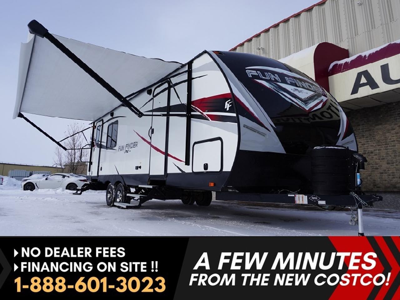 *** Dealer arranged financing on site! Quick, Simple,  no calls or waiting on bank appointments required!! ***   NO ADMINISTRATION FEES!!

NOTE: This RV is eligible for a $2,000.00 finance rebate with on site dealer financing!!!   Now only $35,800 with the finance rebate!!! 

LIGHTWEIGHT AND LOADED with lots of features this 2019 Cruiser RV Fun Finder Xtreme Lite 24RK, is a CLEAN, MODERN AND SPACIOUS travel trailer built for easy towing while still delivering a functional, and comfortable interior. The sought-after rear kitchen layout, slide-out dinette, and private front bedroom make this an ideal option for couples or small families who want a reliable and enjoyable camping experience.


Built with Cruiser RV&rsquo;s Xtreme Lite construction, this trailer offers impressive amenities without unnecessary weight, making it tow-friendly for many half-ton trucks and SUVs. Inside, the layout is bright, open, and practical, designed to maximize space and comfort whether you&rsquo;re heading out for a weekend getaway or an extended road trip.

Key Features & Highlights:
- Lightweight Xtreme Lite construction designed for easy towing
- Popular 24RK rear kitchen floorplan with excellent counter space
- Large single-basin kitchen sink for easy cleanup
- Two exterior doors (one main entry and one for the front master bedroom)
- Sleeps up to four with a front queen bed and convertible dinette
- Front private bedroom with overhead storage and wardrobe space
- Fully equipped kitchen with three-burner cooktop, oven, and microwave
- Large 10 cubic foot refrigerator
- Full bathroom with shower, toilet, sink, and medicine cabinet
- Power awning providing shaded outdoor living space
- Exterior storage compartments for camping gear
- Solid entry steps and grab handle for easy access
- Modern interior finishes with durable flooring and cabinetry
- LED interior lighting for efficiency and brightness
- Roof-mounted A/C and venting system

Clean, practical, and truly ready for the road, this 2019 Cruiser RV Fun Finder Xtreme Lite 24RK offers one of the most sought-after lightweight layouts on the market. With its smart rear kitchen design, comfortable sleeping space, excellent tank capacities, and easy towing capability, this trailer is well suited for everything from weekend getaways to longer camping trips.  Well maintained and ready for its next adventure, this is a unit that&rsquo;s hard to find and easy to enjoy. Contact us today to schedule a viewing and start your next camping adventure.

***EXTENDED WARRANTY options available to choose from to protect your RV and your wallet. (HUGE VALUE!!!) Zero down financing OAC with very Low monthly payments avail. Please see dealer for details. Trades accepted. View at Winnipeg West Automotive Group, 5195 Portage Ave. Dealer permit # 4365, Call now 1-(888) 601-3023.