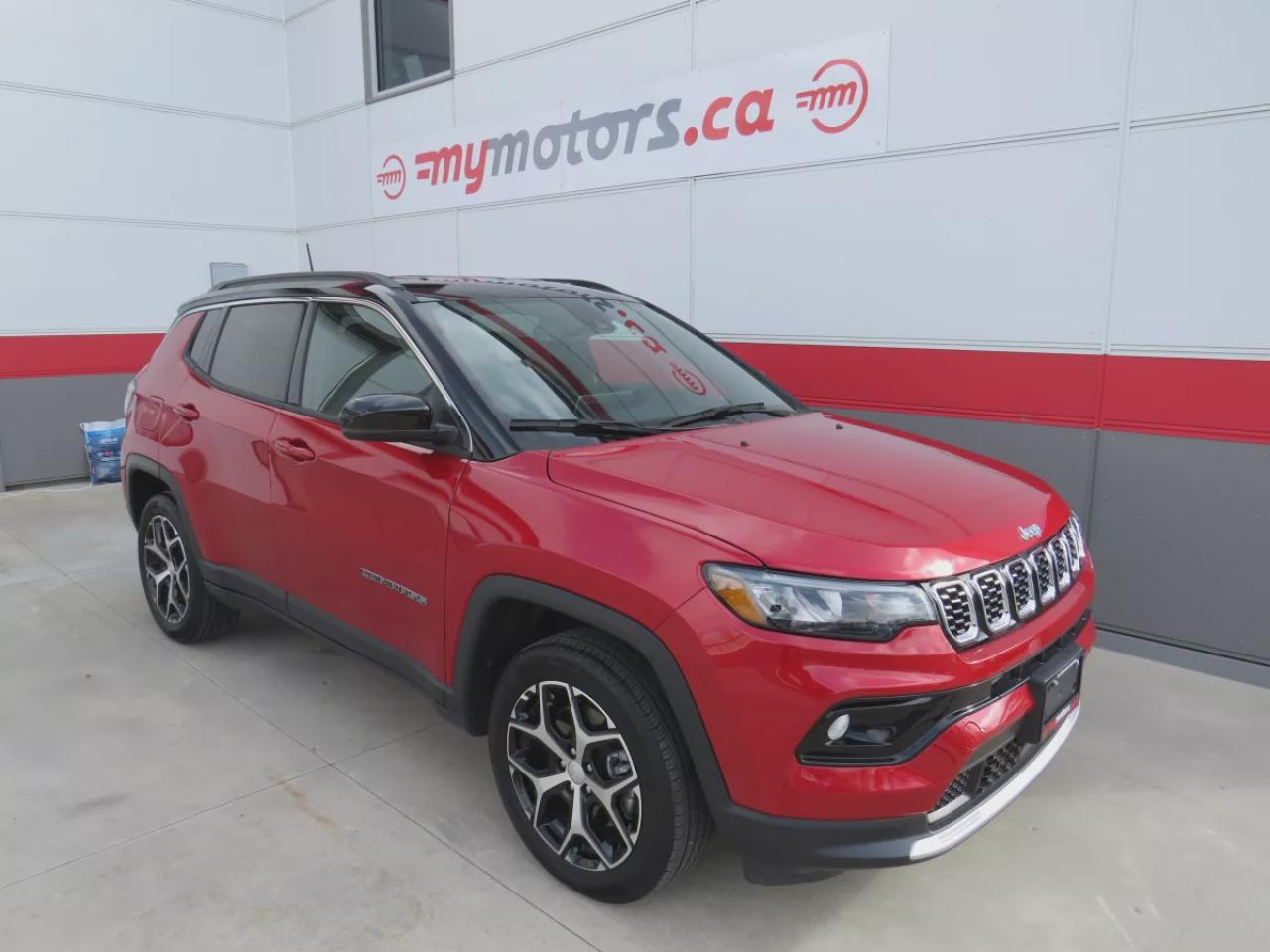 Used 2024 Jeep Compass Limited (**LOW KM!!**ONE OWNER!!**CLEAN TITLE/NO ACCIDENTS!!**ALLOY RIMS**FOG LIGHTS**REMOTE START**LEATHER**NAVIGATION**BLIND SPOT MONITORING**POWER SEATS**360 DEGREE REVERSE CAMERA**PUSH BUTTON START**POWER TAILGATE**WIRELESS CHARGING**HEATED SEATS/STEE for sale in Tillsonburg, ON