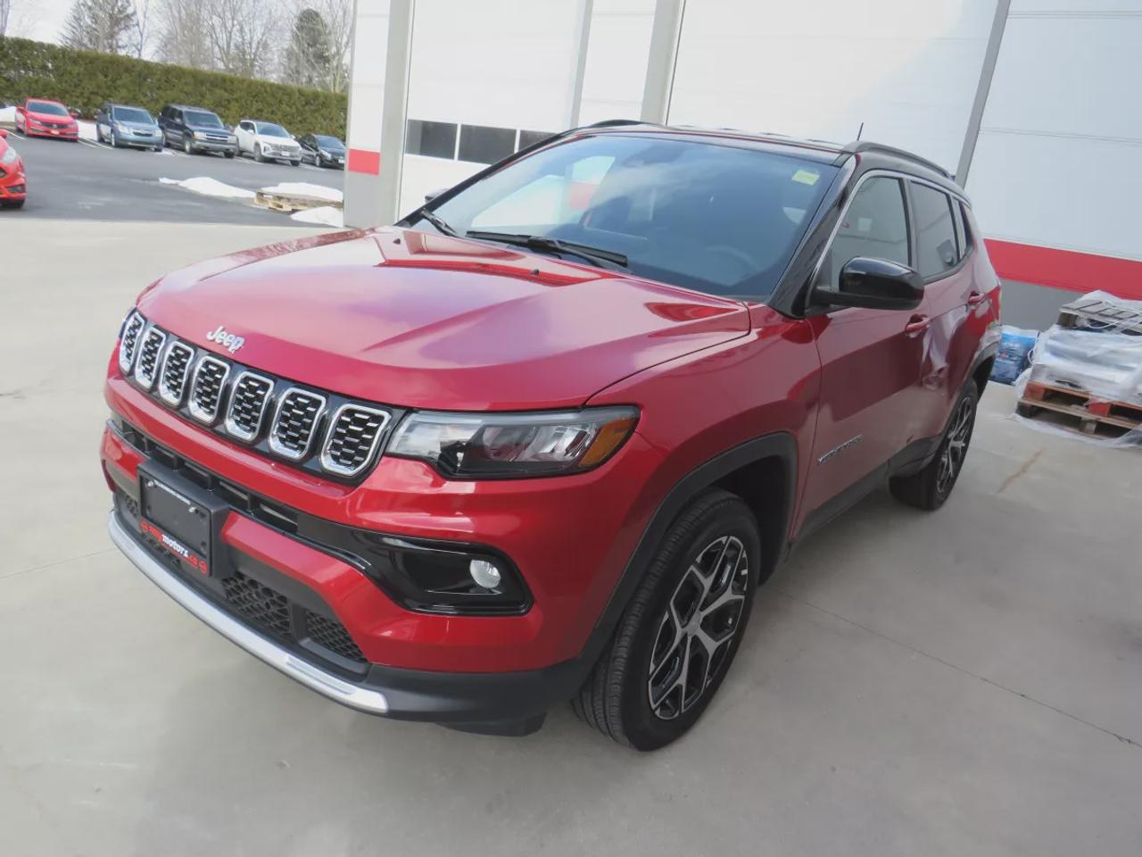 2024 Jeep Compass Limited  | Low Km | One Owner | Clean Title | No Accidents | Alloy Rims | Fog Lights | Remote Start | Leather | Navigation | Blind Spot Monitoring | Power Seats | 360 Degree Reverse Camera | Push Button Start | Power Tailgate | Wireless Charging Photo