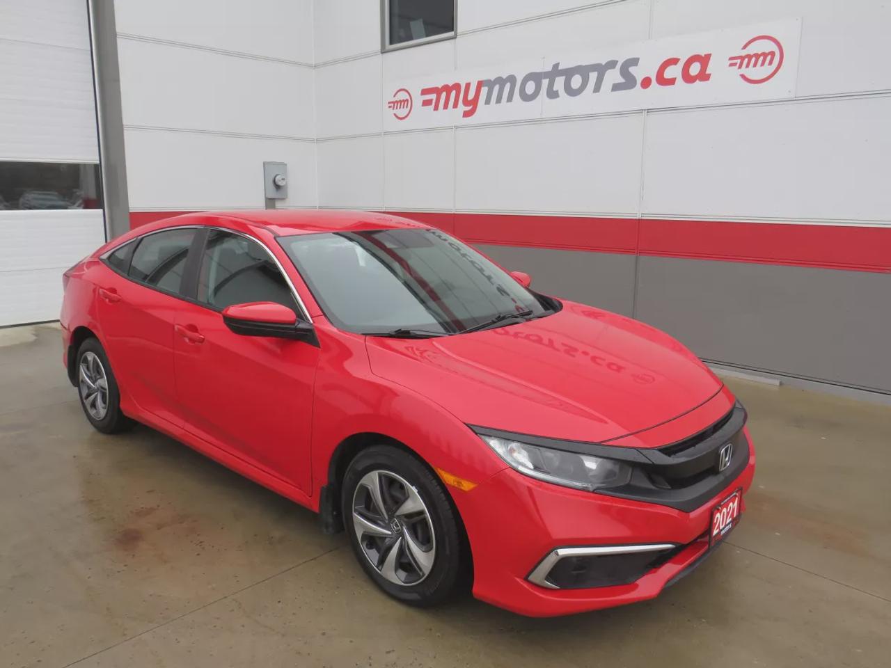 2021 Honda Civic Sedan LX  |  Clean Title | No Accidents  |  Safety Certified  |  Automatic  |  Power Windows  |  Power Locks  |  A/C  |  Digital Touchscreen  |  Lane Assist  |  Collision Warning  |  Reverse Camera  |  Econ Mode  |  Electric Parking Brake  |  Cruise Contr Photo
