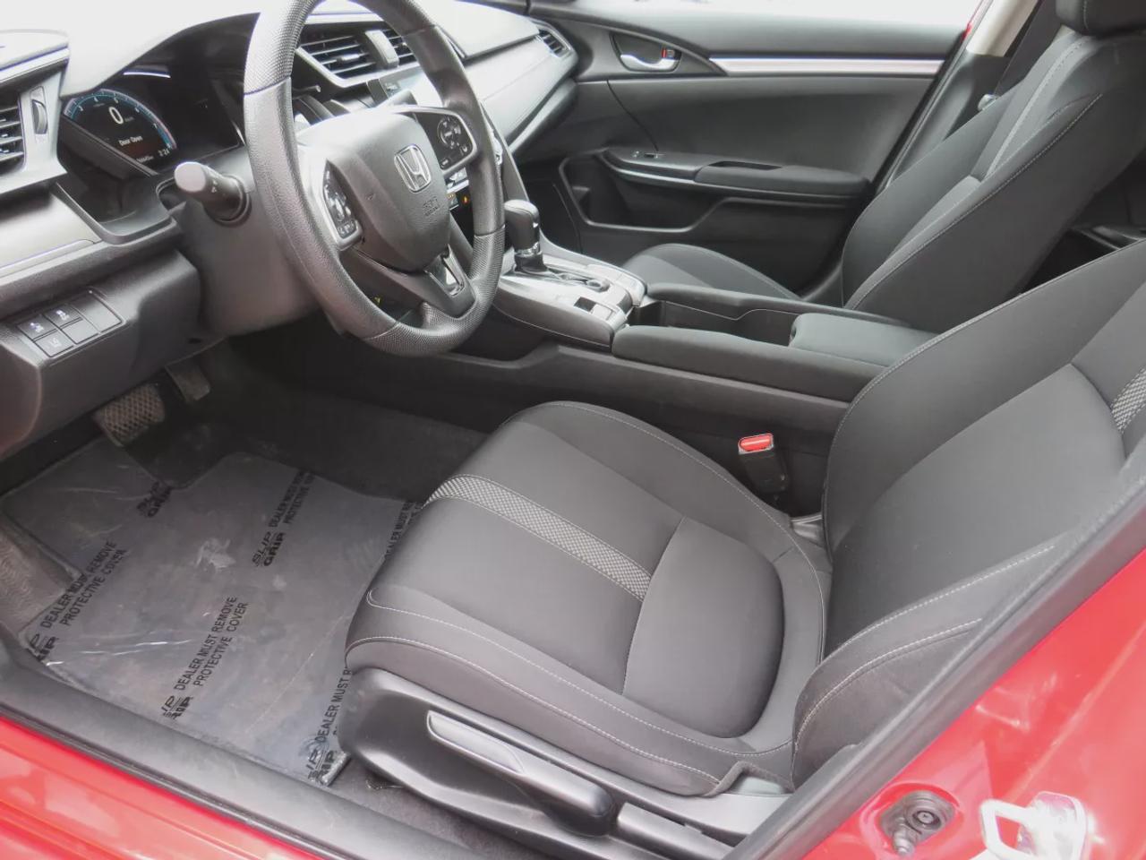 2021 Honda Civic Sedan LX  |  Clean Title | No Accidents  |  Safety Certified  |  Automatic  |  Power Windows  |  Power Locks  |  A/C  |  Digital Touchscreen  |  Lane Assist  |  Collision Warning  |  Reverse Camera  |  Econ Mode  |  Electric Parking Brake  |  Cruise Contr Photo