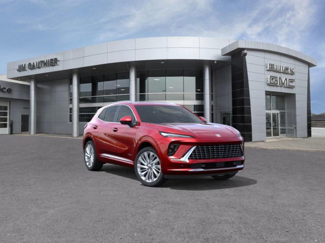 The 2026 Buick Envision Avenir blends luxury, tech, and performance into a compact luxury SUV aimed at buyers who want premium without extravagance. It features a sweeping 30-inch curved ultrawide display with a Google-based OS, wireless Apple CarPlay/Android Auto and a standard Bose audio system. Upscale interior touches include heated and ventilated front seats, ambient lighting, a panoramic roof and signature Avenir exterior styling. Under the hood, its powered by a 2.0L turbocharged engine paired with a 9-speed automatic and standard all-wheel-drive for confident handling. Safety features include adaptive cruise control, lane-keep assist, blind-spot alerts, and automatic emergency braking.