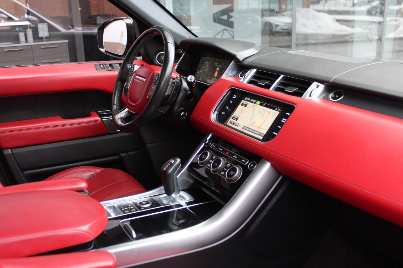 2015 Land Rover Range Rover Sport V8 - SPORT DYNAMIC" - "BLACK ON RED Photo2