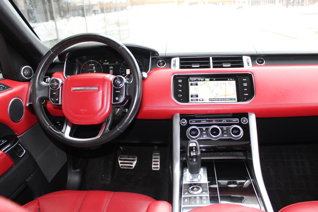 2015 Land Rover Range Rover Sport V8 - SPORT DYNAMIC" - "BLACK ON RED Photo