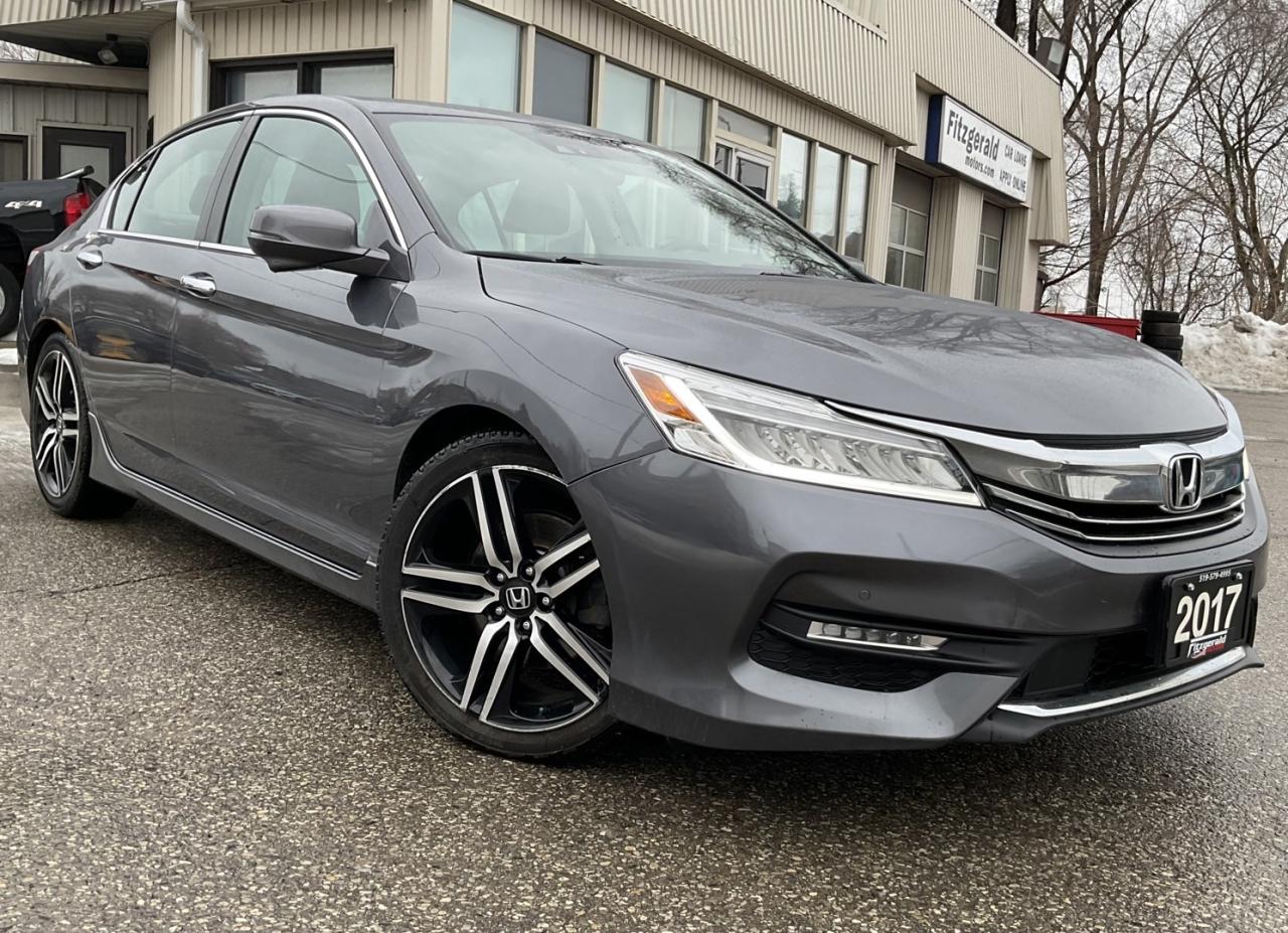 2017 Honda Accord Touring - LTHR! NAV! BACK-UP/BLIND-SPOT CAM! SUNRO Photo0