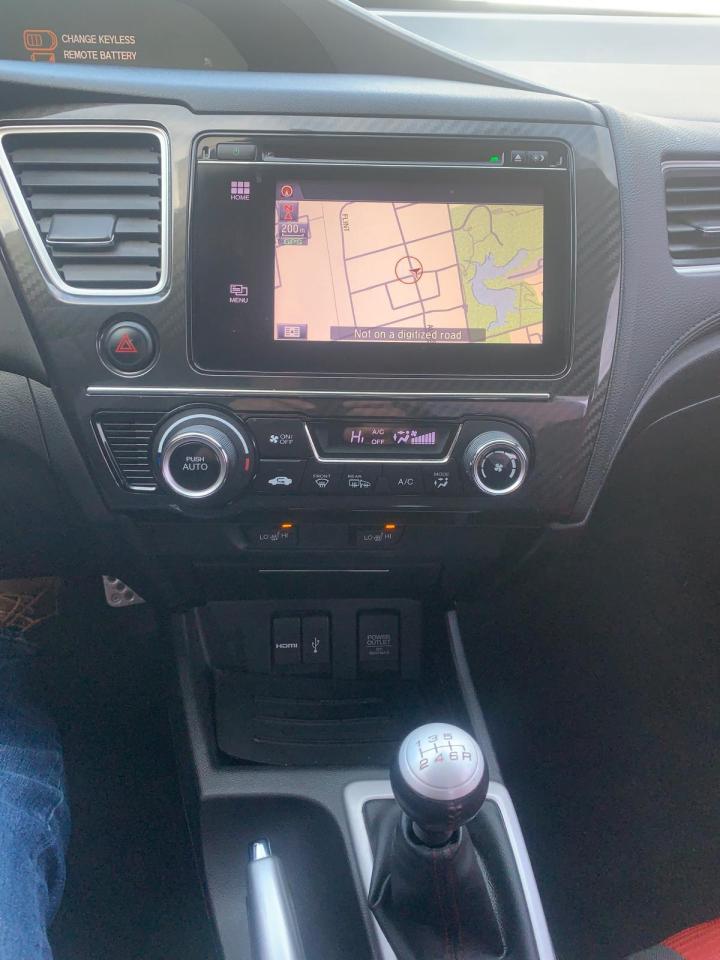 2015 Honda Civic Coupe 2dr Man Si navigation backup camera sunroof low km Photo