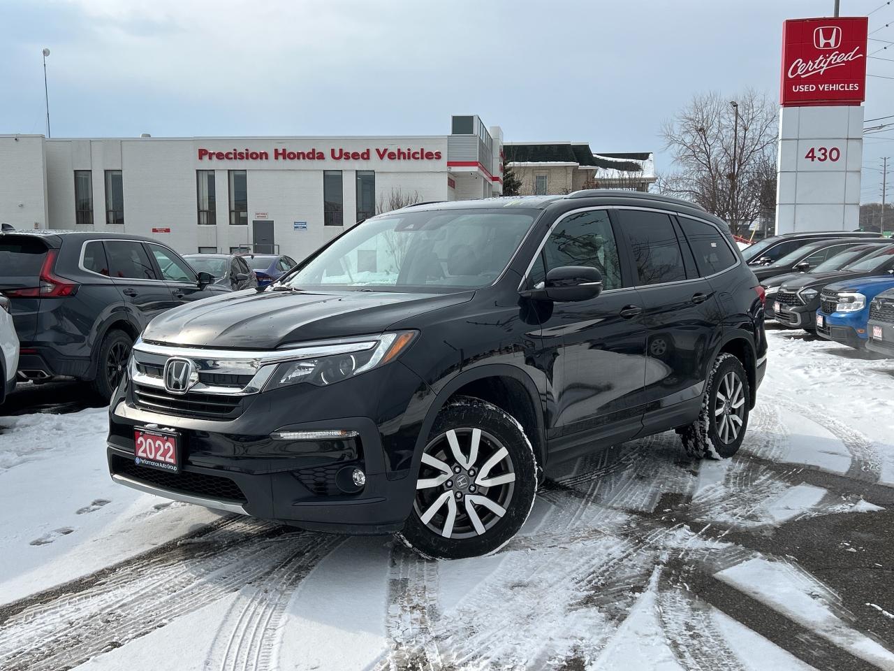 2022 Honda Pilot EX-L Navi Leather -Sunroof  CarPlay  Lanekeep Photo