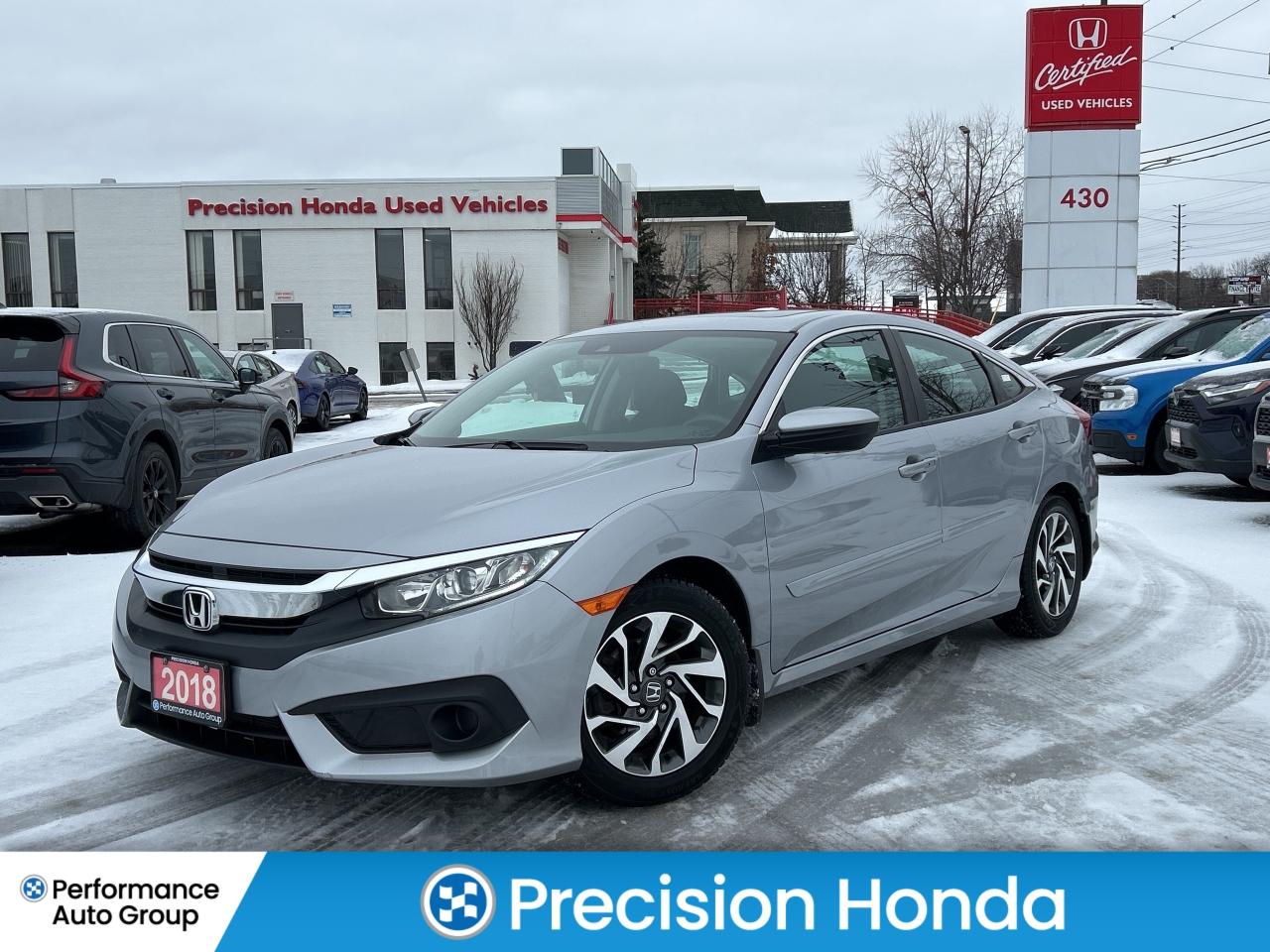 2018 Honda Civic Sedan EX CVT Sunroof Lane Watch Camera rear Spoiler Photo