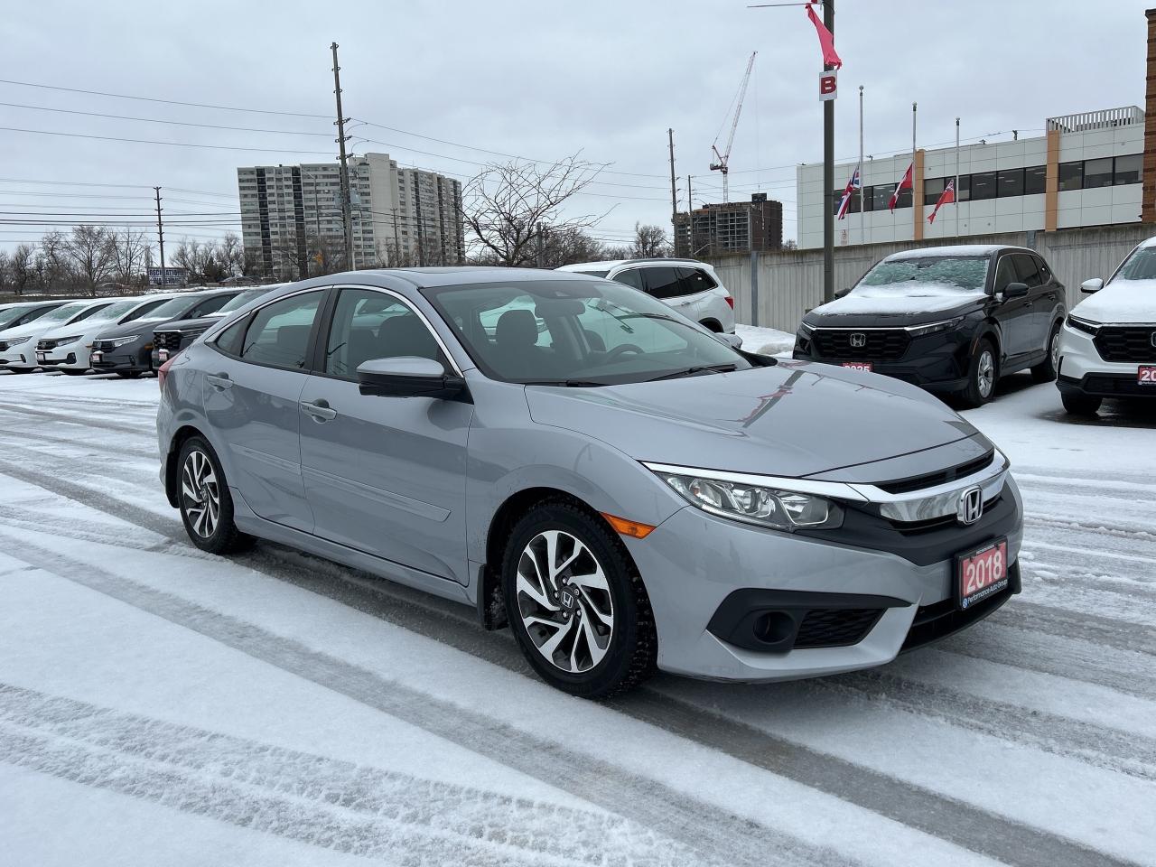 2018 Honda Civic Sedan EX CVT Sunroof Lane Watch Camera rear Spoiler Photo