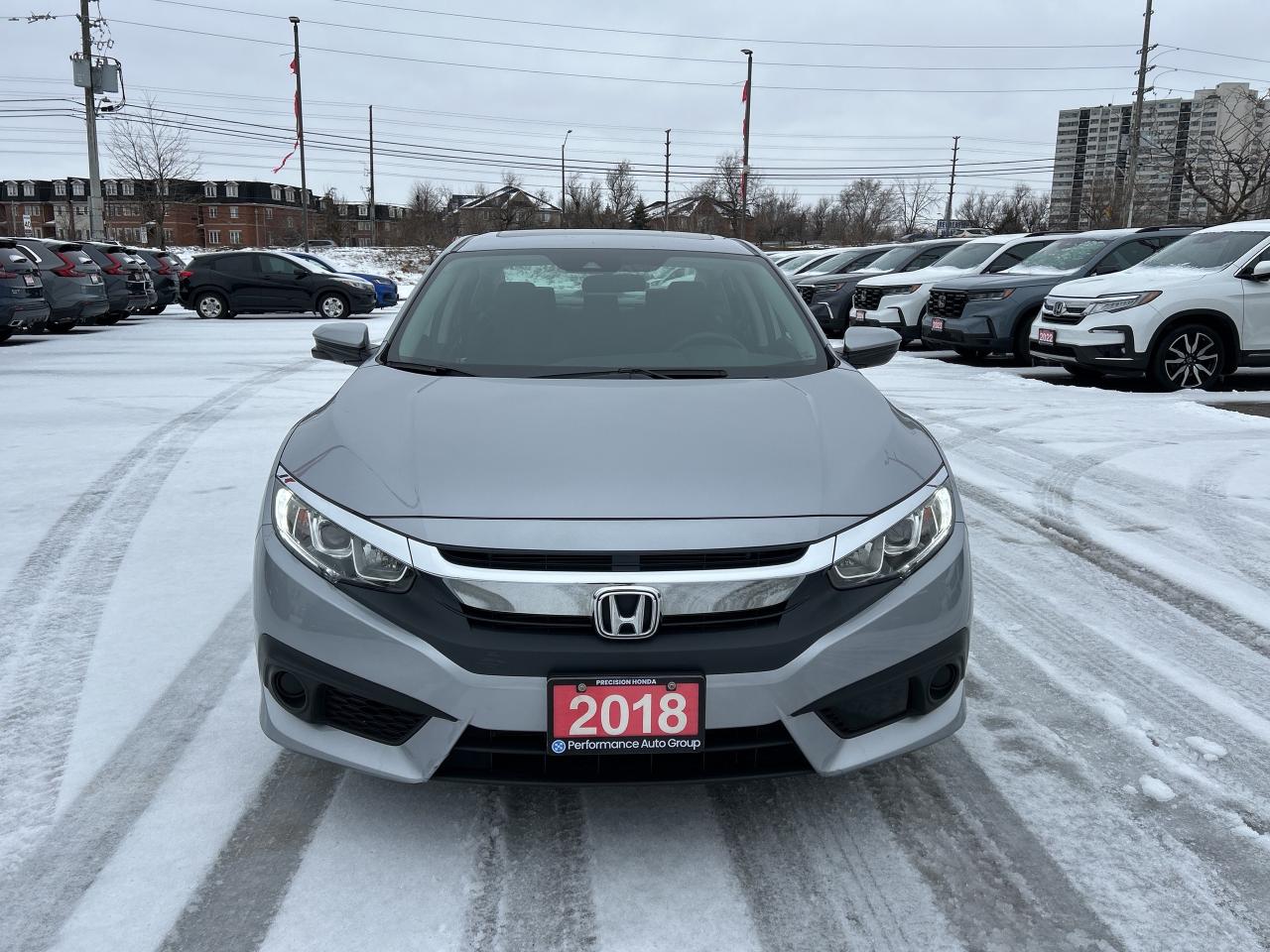 2018 Honda Civic Sedan EX CVT Sunroof Lane Watch Camera rear Spoiler Photo