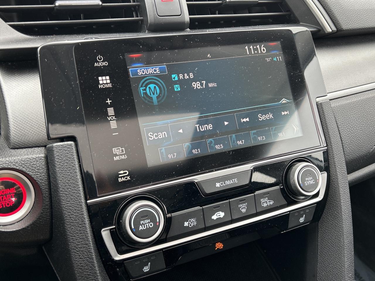 2018 Honda Civic Sedan EX CVT Sunroof Lane Watch Camera rear Spoiler Photo