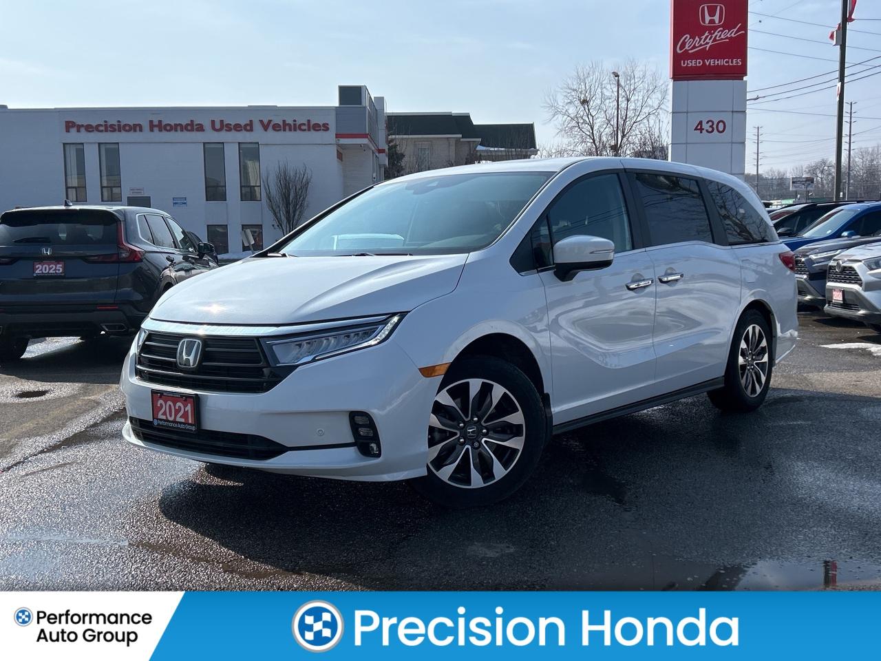 2021 Honda Odyssey EX-L RES Leather Sunroof DVD CarPlay One owner Photo0