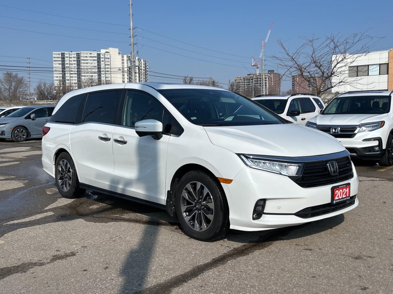 2021 Honda Odyssey EX-L RES Leather Sunroof DVD CarPlay One owner Photo