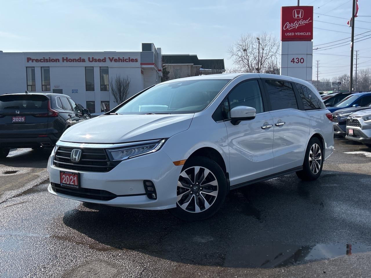 2021 Honda Odyssey EX-L RES Leather Sunroof DVD CarPlay One owner Photo