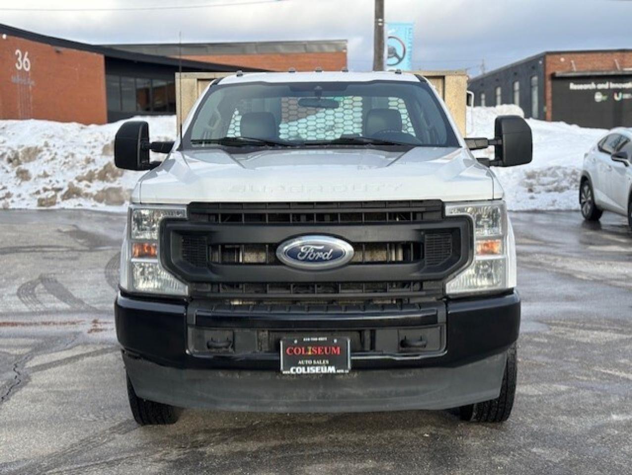 2021 Ford F-350 4WD REGULAR CAB-12.5 FT FLAT DECK-SIDE FOLD DOWNS! Photo