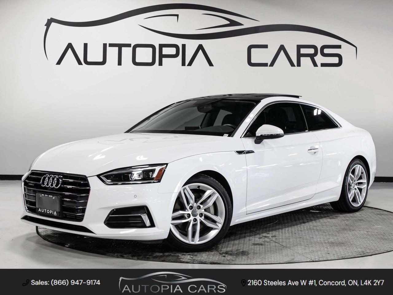 2019 Audi A5 Coupe TECHNIK 45 TFSI QUATTRO BLIND SPOTS NAVI REAR CAM Photo