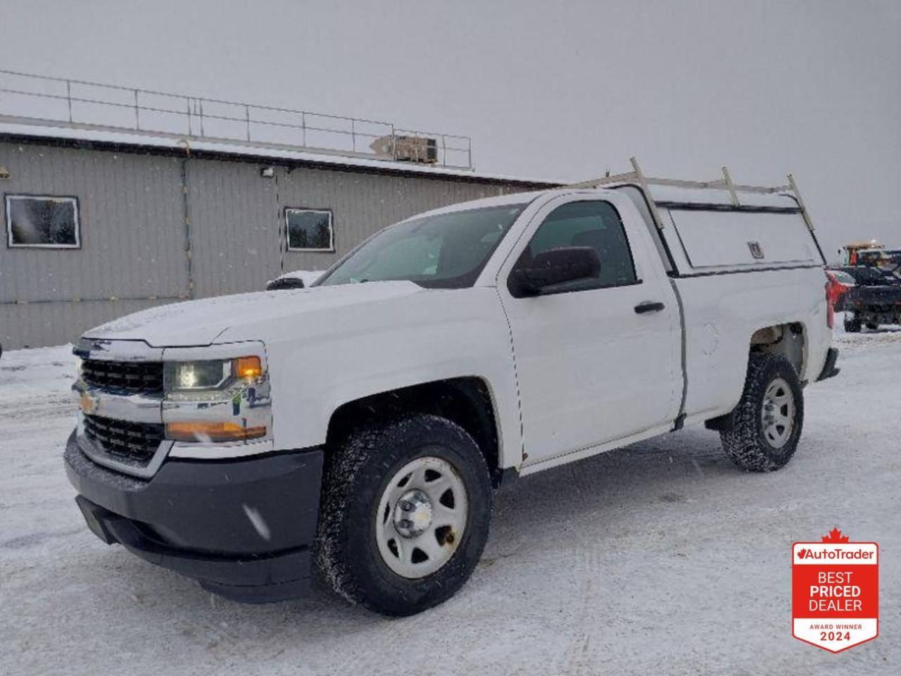 2018 Chevrolet Silverado 1500 V6 REGULAR CAB-SHORT BOX-CAP-TOW PKG-LADDER RACKS Photo