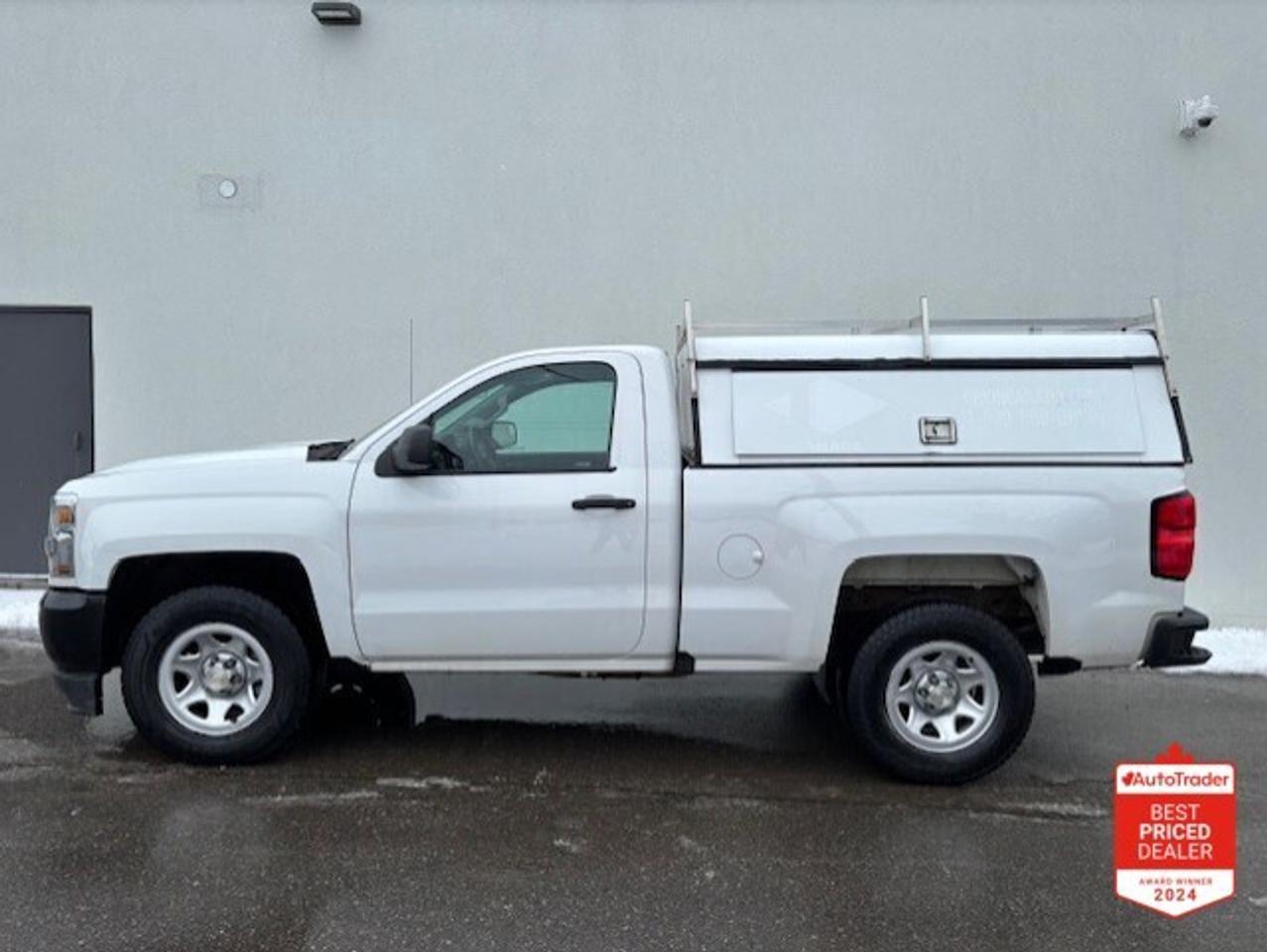 2018 Chevrolet Silverado 1500 V6 REGULAR CAB-SHORT BOX-CAP-TOW PKG-LADDER RACKS Photo0