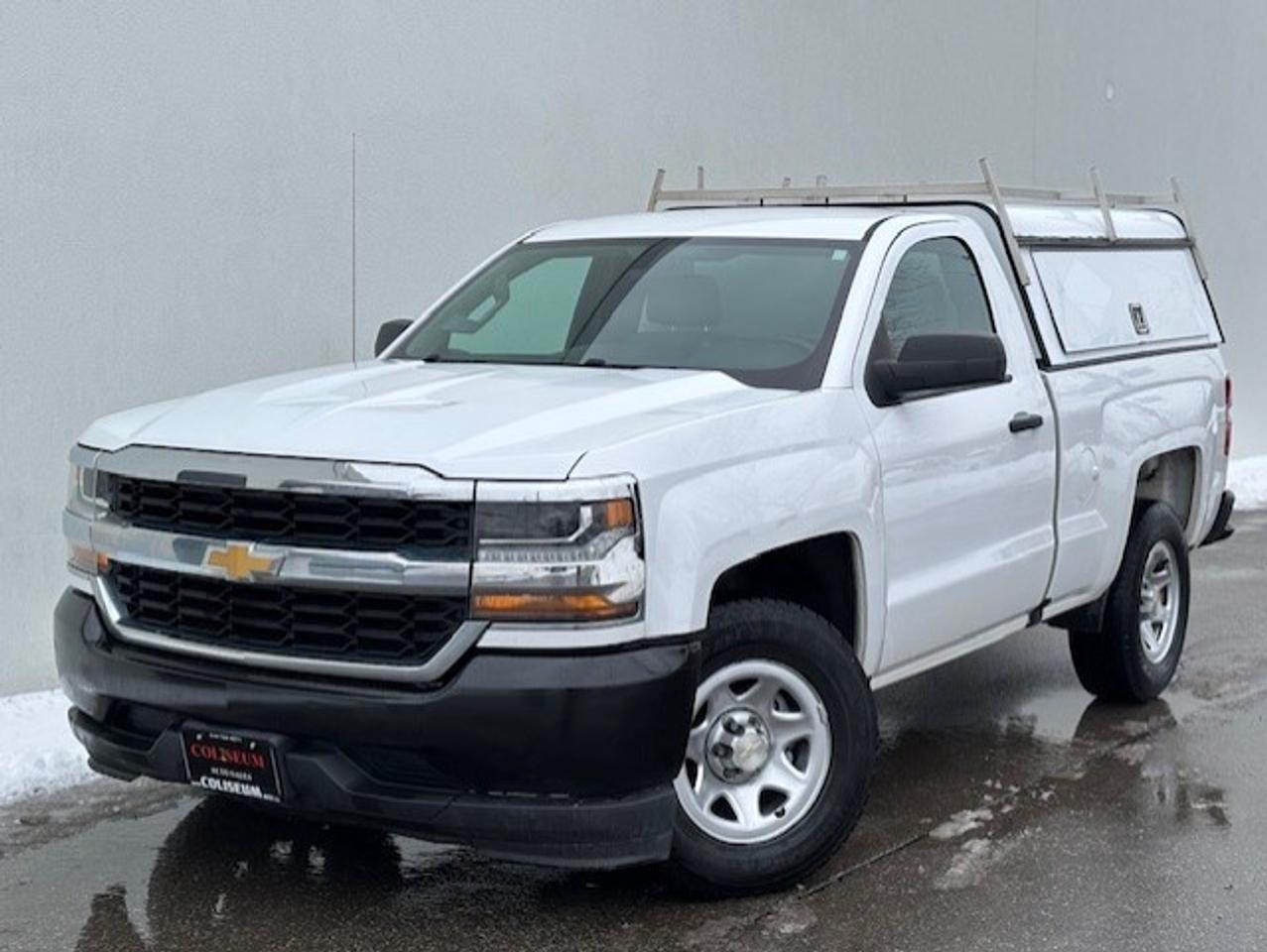 2018 Chevrolet Silverado 1500 V6 REGULAR CAB-SHORT BOX-CAP-TOW PKG-LADDER RACKS Photo