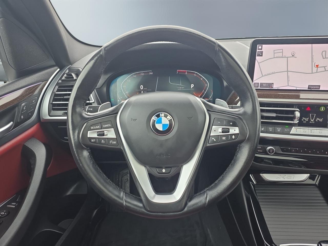 2022 BMW X3 XDrive30i * RED INTERIOR / AMBIENT LIGHTING / CARP Photo