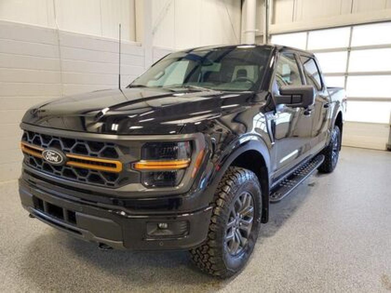The all-new 2026 Ford F-150 Tremor 401A looks absolutely stunning in Agate Black Metallic. This pickup comes with the 3.5L V6 EcoBoost® engine, delivering an impressive 400 horsepower and 500 lb-ft of torque. With EcoBoost® technology and a 10-speed automatic transmission, this truck achieves a highway/city fuel economy of 12.9L/100km (22 miles per gallon) combined highway/city. 

Key Features:
Selectable Drive Modes
18 Alloy W/ Dark Matte Finish Wheels
Heated Front Seats
Ford Co-Pilot 360 Assist 2.0
Adaptive Cruise Control
Lane Centering
Evasive Steering Assist
Front Parking Sensors
Pro Trailer Backup Assist
Pro Trailer Hitch Assist
BlueCruise
8 Speaker B&O Sound System
Hill Descent Control
Remote Start System

Saskatchewans extreme weather conditions and rugged terrain are no match for the 2026 F-150 Tremor. This truck is engineered to take on the toughest environments, featuring a 3.73 Electronic Locking Rear Axle, Heavy-Duty Front and Rear Off-Road Shocks, Unique Tremor Control Arms, AWD with Mechanical Locking 4WD. Whether youre hitting the trails or tackling tough jobs, the F-150 Tremor offers a perfect balance of performance, capability, and technology.

Moose Jaw Ford, conveniently located at 1010 North Service Road in Moose Jaw, is your trusted destination for all your automotive needs. With an impressive 4.8-star Google rating from nearly 1,500 reviews, we are proud to deliver an exceptional vehicle-buying experience tailored just for you. Our Moose Jaw Motives set us apart, offering unbeatable value like half-priced oil changes for life on pre-owned vehicles, one year of key and remote protection, and one year of tire and rim protection. Enjoy peace of mind with every purchase. At Moose Jaw Ford, were committed to driving positive change in our community by combining exceptional service, high-quality vehicles, and a guest-first approach. Visit us today!