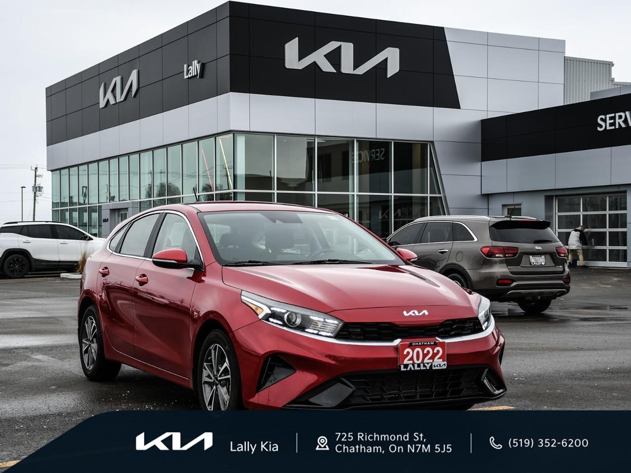 <p><strong>2022 Kia Forte5 EX Hatchback | Stock #LK00665ZA</strong></p><p><strong>One Owner 2022 Kia Forte5 EX Hatchback. CarFax available for download. Every used vehicle undergoes a 135-point inspection.</strong></p><ul><li><p><strong>Condition:</strong> One Owner, CarFax Available for Download, Well-Maintained</p></li><li><p><strong>Performance:</strong> Front-Wheel Drive (FWD), <strong>2.0L 4-Cylinder Engine</strong>, Smooth Automatic Transmission</p></li><li><p><strong>Seating & Comfort:</strong> <strong>Cloth Seating</strong>, Heated Front Seats, Heated Steering Wheel, Automatic Climate Control</p></li><li><p><strong>Technology:</strong> Apple CarPlay & Android Auto, Bluetooth Connectivity, Touchscreen Display</p></li><li><p><strong>Safety:</strong> Blind Spot Monitoring, Lane Keep Assist, Forward Collision Warning, Backup Camera</p></li><li><p>Financing Available</p></li><li><p>Trade-Ins Welcome</p></li><li><p>Extended Warranty Options</p></li></ul> <p>We use no hassle no haggle live market pricing! Save money and time.</p><p>All prices shown include all fees. Reconditioning and Full Detailing. Taxes and Licensing extra.</p><p>All Pre-Owned vehicles come standard with one key. If we received additional keys from the previous owner they will be with the vehicle upon delivery at no cost. Additional keys may be purchased at customers requested and expense.</p><p>Book your appointment today!</p>