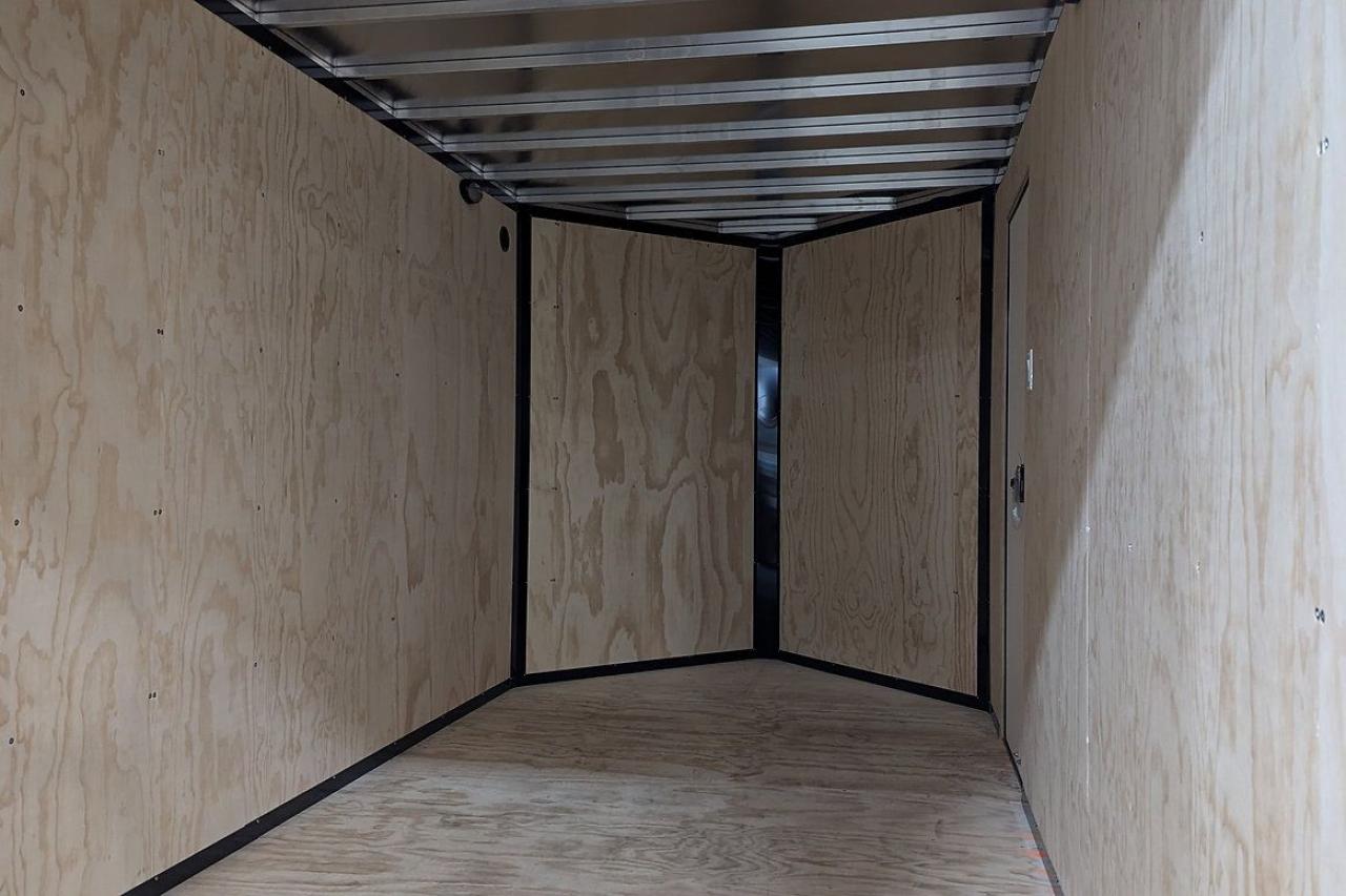 2025 Canadian Trailer Company 7x14 V Nose Cargo Trailer Aluminum Tandem Axle Photo2