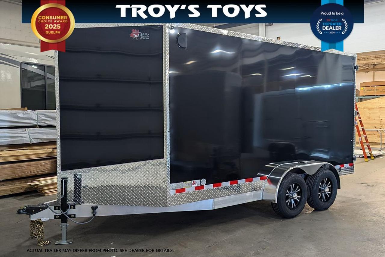 2025 Canadian Trailer Company 7x14 V Nose Cargo Trailer Aluminum Tandem Axle