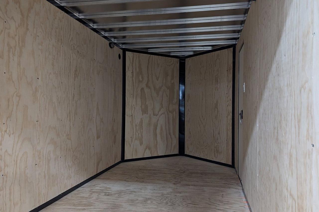 2025 Canadian Trailer Company 7x14 V Nose Cargo Trailer Aluminum Tandem Axle