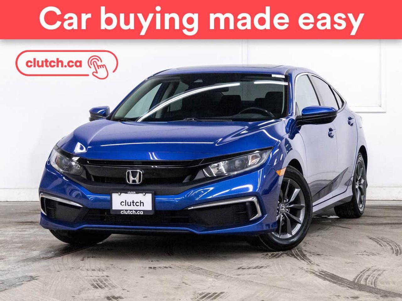 NO ACCIDENTS / CLEAN CARFAX / 1 OWNER / Electric Parking Brake, Brake Assist, Active Lane Keep Assistance and more!<br> <br>Clutch is the largest online used car retailer in Canada, delivering a seamless, hassle-free car-buying experience to drivers everywhere. Shop thousands of used cars online, get the right one delivered to your door, and enjoy peace of mind with our 10-Day Money-Back Guarantee. How sweet is that? To learn more, visit clutch.ca.<br> <br>The top features for this car include:<br> <br>Sunroof<br>Electric Parking Brake<br>Brake Assist<br>Active Lane Keep Assistance<br>Forward Collision Mitigation<br>Pedestrian Detection<br>Rear Window Defroster<br>Hill Assistance<br>Automatic High Beams<br>AM/FM Stereo<br>Front Heated Seats<br>Folding Rear Seats<br>Climate Control<br>Dual Zone Front Climate Control<br>Speed-Sensitive Volume<br>Bluetooth Music<br>Touchscreen Display<br>Cruise Control<br>Adaptive Cruise Control<br>12V Outlet<br>Hands Free Device Connectivity<br>Apple CarPlay<br>Android Auto<br>USB Input<br>Keyless Entry<br>Push Button Start<br>Passive Keyless Entry<br>Keyfob Remote Trunk Release<br>Keyfob Remote Start<br>Lane Departure Warning<br>Rear View Camera<br>Power Driver Seat<br> <br>Seamless home delivery - Delivery to your door in a matter of days. Available on select packages.<br> <br>Try it out for 10 days - If you do not like it, we will take it back. <br> <br>Quality assured - All cars go through our rigorous 210-point inspection and reconditioning process.<br> <br>Peace of mind - Warranty and protection plans available.<br> <br>Haggle-free - No haggling or hard sells.<br> <br>100% Transparency - Full inspection reports on every car, including high-res photography and a free Carfax report.<br> <br>Listed price is for cash purchase only and does not include taxes, Shipping Fees (if applicable), Delivery Fees (if applicable), government licensing fees.<br> <br>Previous Provincial Registrations:<br>Ontario<br> <br>Stock # 89892