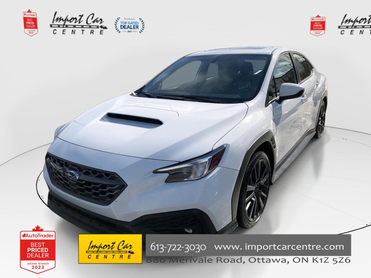 2023 Subaru WRX Sport SPORT, 6 SPD, ROOF, HTD. SEATS, BK. CAM., AL Photo