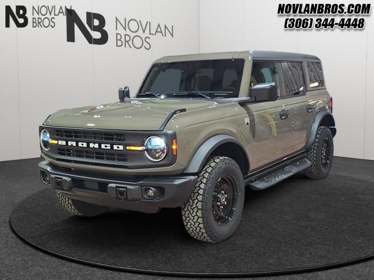 <b>Black Diamond Package, Remote Engine Start, Running Boards, Dual-Zone Electronic Climate Control!</b><br> <br> <br> <br>Check out our great inventory of new vehicles at Novlan Brothers!<br> <br>The 2026 Ford Bronco redefines off-road capability with bold styling, rugged build, and trail-ready purpose. <br> <br>The 2026 Ford Bronco brings adventure to life with its rugged design, intelligent features, and customizable configuration that adapts to off-road landscapes or city escapes. Inside, the cabin features durable materials, intuitive tech and seating tailored for both driver and passengers in every journey. With its strong presence, forward-thinking enhancements and Fords commitment to performance, the Bronco offers a driving experience that thrives in every terrain.<br> <br>This Marsh Gray SUV has a 10 Speed Automatic transmission and is powered by a 275HP 2.3L 4 Cylinder Engine. <br> <br> Our Broncos trim level is Big Bend. The interior features heated cloth bucket seats, a leather-wrapped steering wheel, dual-zone automatic climate control, and smart storage throughout, making it as comfortable as it is capable. The SYNC 4 system with a 12-inch touchscreen, wireless Apple CarPlay, Android Auto, and connected navigation keeps you informed and in control on every adventure. With rugged essentials like full-time 4x4 capability, Bilstein off-road suspension, and multiple skid plates, its engineered to conquer trails and highways alike. Safety comes standard with Ford Co-Pilot360 technologies including BLIS with Cross-Traffic Alert, Lane-Keeping Assist, Automatic Emergency Braking, and a Reverse Sensing System. With removable roof panels, a swing-out rear door, and bold off-road styling, this SUV delivers the perfect balance of durability, modern comfort, and pure adventure spirit. This vehicle has been upgraded with the following features: Black Diamond Package, Remote Engine Start, Running Boards, Dual-Zone Electronic Climate Control.<br><br> View the original window sticker for this vehicle with this url <b><a href=http://www.windowsticker.forddirect.com/windowsticker.pdf?vin=1FMEE7BH1TLA47698 target=_blank>http://www.windowsticker.forddirect.com/windowsticker.pdf?vin=1FMEE7BH1TLA47698</a></b>.<br> <br>To apply right now for financing use this link: <a href=http://novlanbros.com/credit/ target=_blank>http://novlanbros.com/credit/</a><br><br> <br/> Total  rebate of $2500 is reflected in the price.   Incentives expire 2026-06-01.  See dealer for details. <br> <br><br> Come by and check out our fleet of 20+ used cars and trucks and 100+ new cars and trucks for sale in Paradise Hill.  o~o