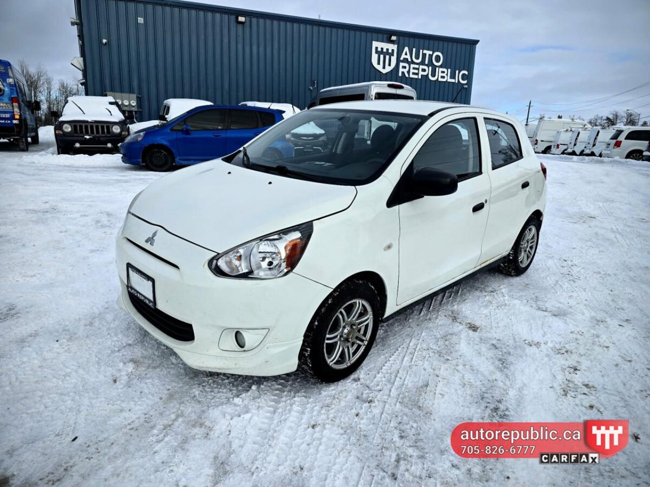 Used 2015 Mitsubishi Mirage Automatic Certified Gas Saver for sale in Orillia, ON