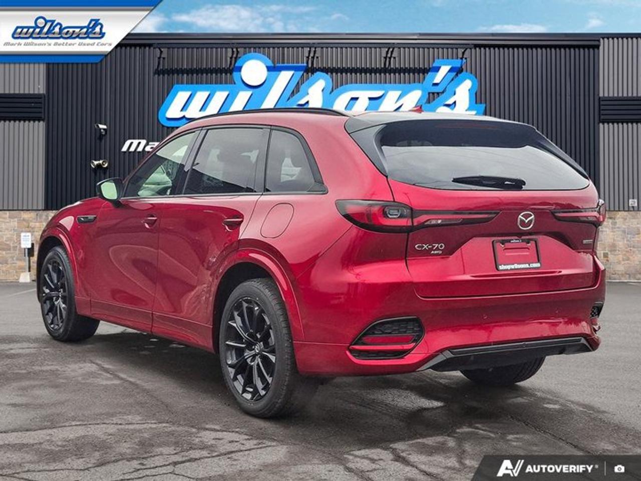 2025 Mazda CX-70 MHEV GT AWD | Leather | Sunroof | Nav | 360 Camera | HUD | Adaptive Cruise | BSM | Heated Wheel & More ! Photo2