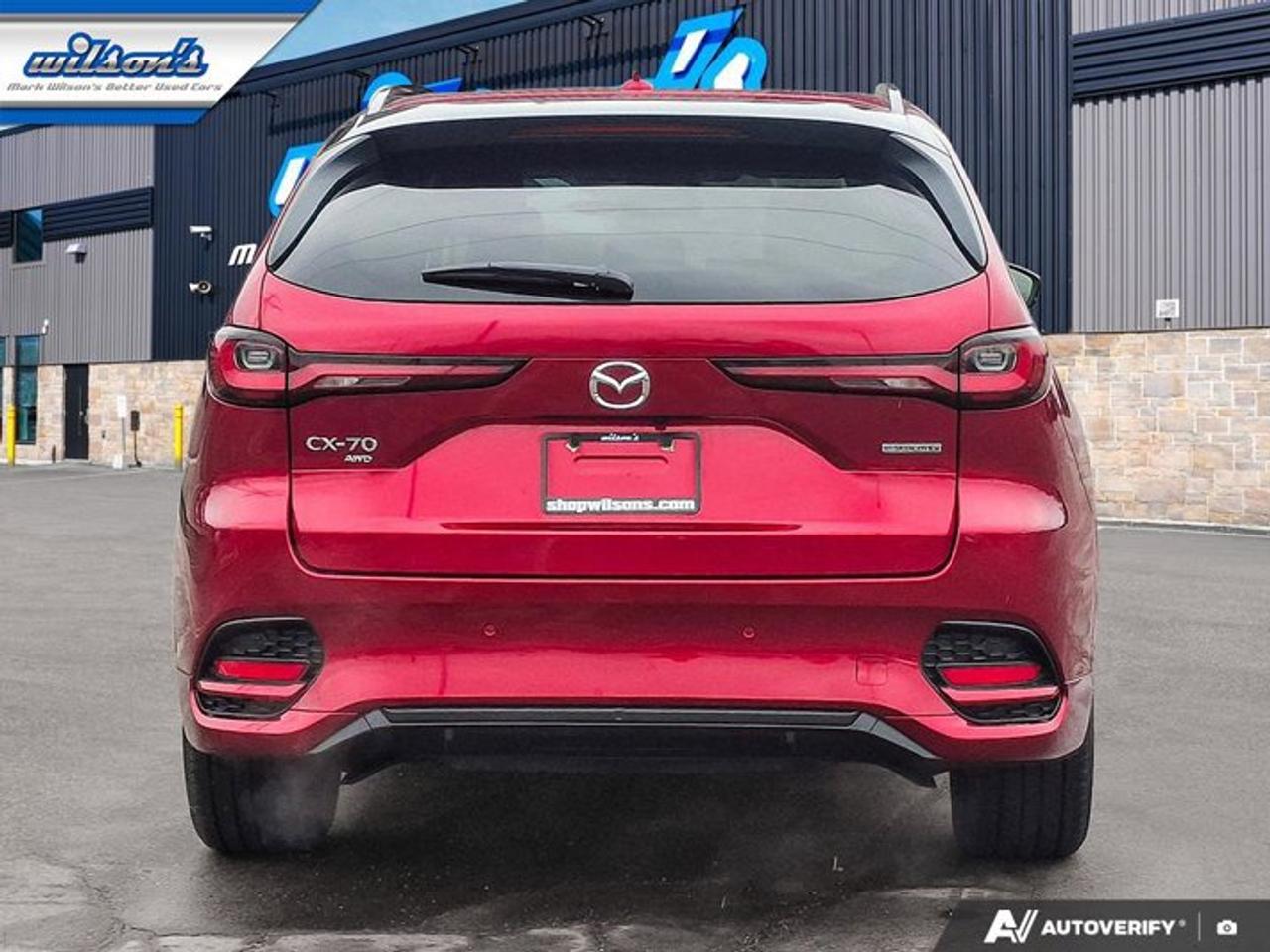 2025 Mazda CX-70 MHEV GT AWD | Leather | Sunroof | Nav | 360 Camera | HUD | Adaptive Cruise | BSM | Heated Wheel & More ! Photo