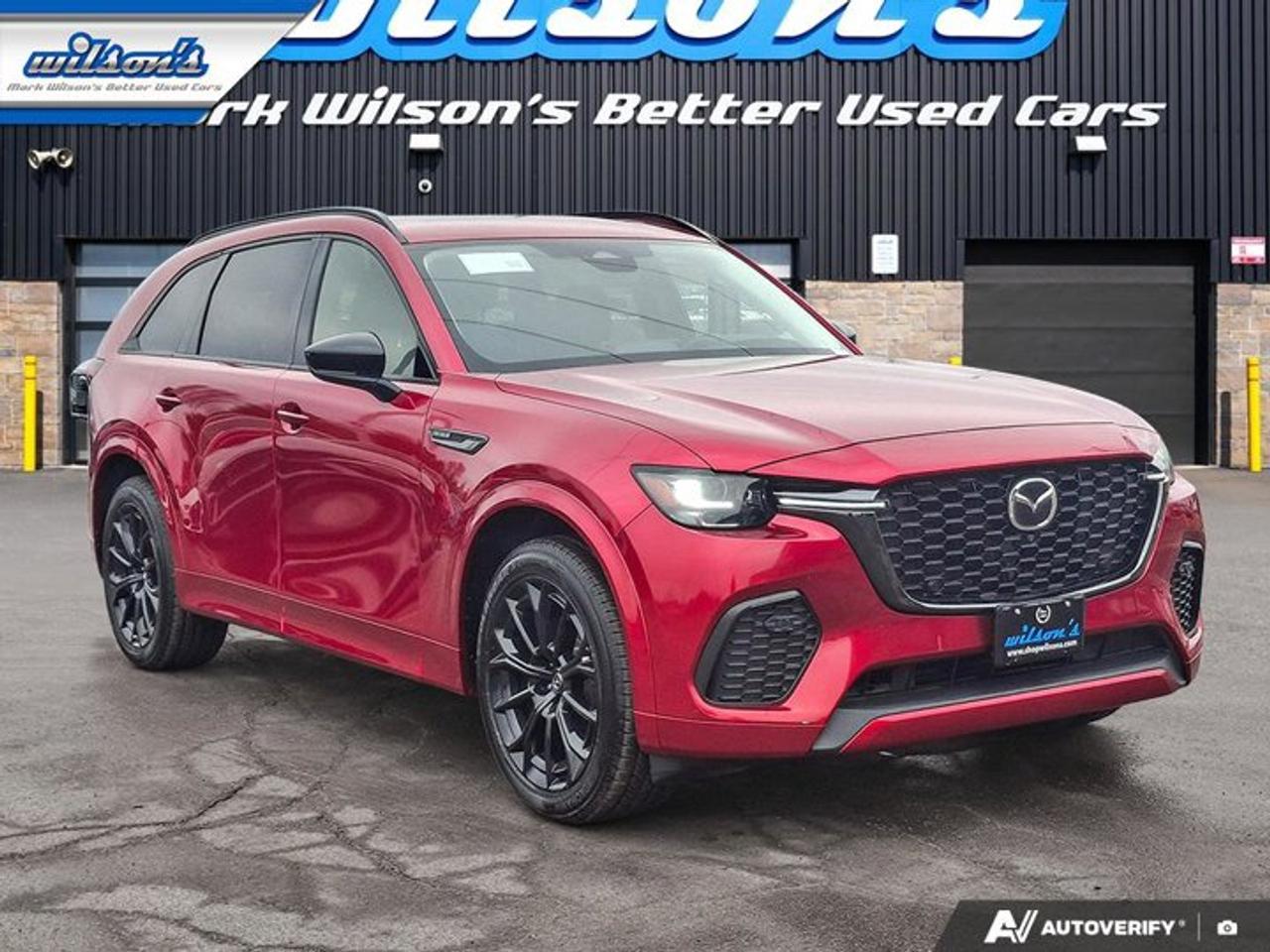 2025 Mazda CX-70 MHEV GT AWD | Leather | Sunroof | Nav | 360 Camera | HUD | Adaptive Cruise | BSM | Heated Wheel & More ! Photo