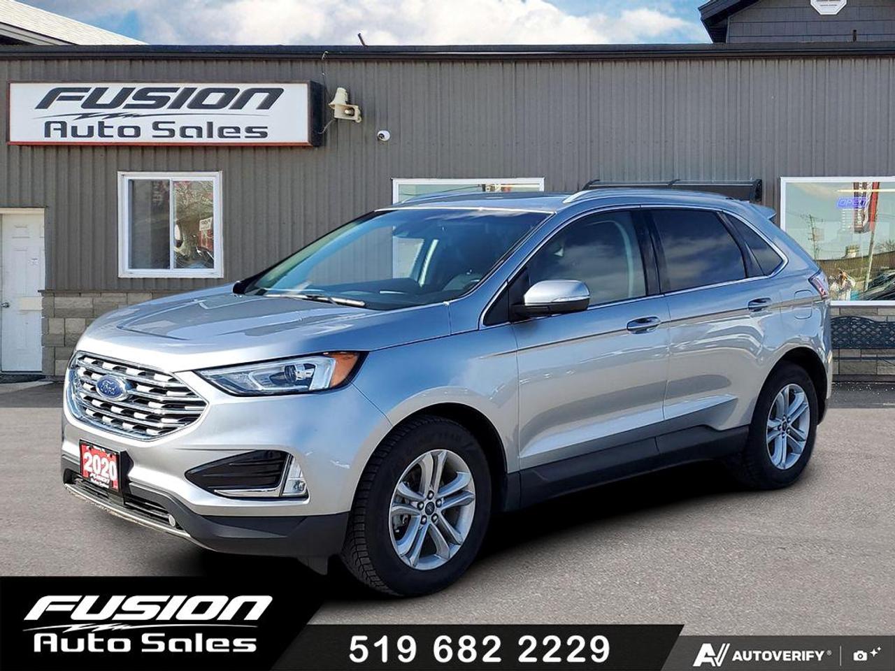 <p>2.0L 4Cyl Eco Boost, Auto, Navigation, Remote Start, Heated Seats, Back Up Camera, Adaptive Cruise, Lane Assist, Steering Assist, Power Rear Liftgate, Alloy Wheels, Touch Screen, Bluetooth and more. Lic & HST Extra.</p><p>Looking for a stylish and practical SUV thats perfect for navigating Canadian roads? Check out this sleek 2020 Ford Edge SEL, available now at Fusion Auto Sales! This well-maintained crossover is ready to provide you with a comfortable and reliable driving experience. Its modern design, combined with a practical interior, makes it ideal for both daily commutes and weekend adventures. This Silver beauty, with its black interior, offers a timeless appeal thats sure to turn heads. With 144,555 km on the odometer, this Edge has plenty of life left to offer.</p><p>Under the hood, youll find a responsive 2L V4 Turbo engine, paired with an automatic transmission for smooth and effortless driving. As a front-wheel drive, this Edge delivers excellent fuel efficiency. The Edge SELs versatile body style is perfect for families or anyone needing extra cargo space.</p><p>Here are some of the standout features of this 2020 Ford Edge SEL:</p><ul><li><strong>Turbocharged Power:</strong> Experience exhilarating performance with the responsive 2L turbo engine, providing you with the power you need when you need it.</li><li><strong>Sleek Styling:</strong> Turn heads with the Edges modern design, featuring a stylish silver exterior and sophisticated black interior.</li><li><strong>Fuel Efficiency:</strong> Enjoy excellent fuel economy, perfect for both city driving and long highway trips.</li><li><strong>Spacious Interior:</strong> Enjoy comfortable seating for passengers and ample cargo space for all your gear.</li><li><strong>Reliable Performance:</strong> Drive with confidence knowing this Ford Edge is built to last.</li></ul><p><strong><em>Powered by AutoIntelligence&trade;</em></strong> Vehicle information has been generated using artificial intelligence and is provided for informational purposes only. While efforts are made to ensure accuracy, please confirm all details directly with the dealer.</p><p>The Fusion Philosophy<br><br>At Fusion Auto Sales, we put more effort into buying our vehicles than we do trying to sell them. By constantly monitoring what other car lots are doing, we strive to be the lowest priced dealer in our market. We won&rsquo;t purchase a vehicle to &ldquo;fill a hole&rdquo;. We know that the vehicles on our lot are great value for the money and smart shoppers realize that also. Adhering to this philosophy makes it easy for our customers. If they find a vehicle on our lot that fulfills their needs and wants, they know that they&rsquo;re getting great value. <br><br>If we don&rsquo;t have what you&rsquo;re looking for, we can find it! Over 150 customers have saved thousands of dollars buy joining our&rdquo; locate club&rdquo;. People that know what they want and what they want to pay (within reason of course), get the vehicle of their dreams and enjoy huge savings. Contact us for details.<br><br><br><br>Fusion Auto Sales is in Tilbury, Ont. located between Windsor and London right off the 401. We are among 7 dealerships within a &frac12; kilometer distance which is great for out of town shoppers. We began satisfying customers in 2009 and have been doing so ever since. In 2012 Fusion was recognized as 1 of the 50 fastest growing companies in Canada. And then, in 2018, we were named one of the top 5 independent automobile dealerships in the country. <br><br>We specialize in late model vehicles at below than average pricing, everything is fully certified and every unit is Car Proof verified and is fully disclosed with every unit. We offer every type of financing from perfect credit at great rates to credit challenges with competitive rates. We also specialize in locating vehicles for customers, we cant have everything on the lot so if you do not see it and are having a hard time finding what you are looking for, let us know and we can find it for you. Fusion Auto Sales spans its customer base from Windsor all the way to Timmins, On and every where in between. Our philosophy is You are going to like the way we deal and everyone does, straight honest answers with no monkey business and no back and forth between sales and managers.</p>