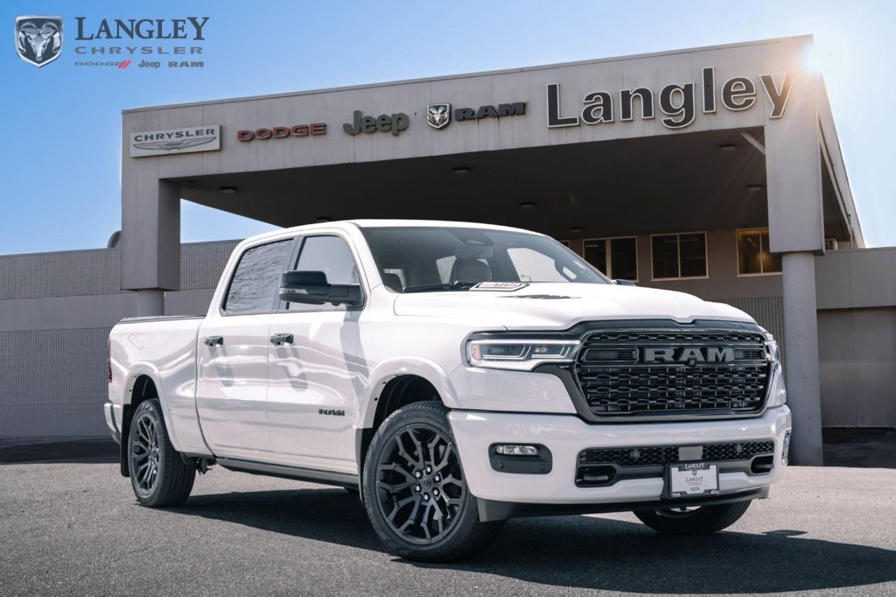 <p><strong>2026 RAM 1500 Limited Longhorn 4x4 Crew Cab 6'4" Box</strong></p><p>The 2026 RAM 1500 Limited with high-output performance, featuring the new Hurricane twin-turbo engine and a premium wood-and-leather interior.</p><p></p><ul><li><p><strong>Engine</strong>: 3.0L Hurricane High-Output Twin-Turbo I-6 (540 hp, 521 lb-ft torque)</p><p></p></li><li><p><strong>Drivetrain</strong>: 4x4 with 8-speed automatic transmission</p><p></p></li><li><p><strong>Efficiency</strong>: 15.7 L/100 km City / 11.5 L/100 km Highway</p><p></p></li><li><p><strong>Max Towing</strong>: Up to 4,536 kg (10,000 lbs)</p><p></p></li><li><p><strong>Technology</strong>: 14.5-inch Uconnect 5 touchscreen and 12.3-inch digital cluster</p><p></p></li><li><p><strong>Key Features</strong>: Leather seats, 20-inch aluminum wheels, and 6'4" cargo box</p></li></ul><p>Come book a test drive at Langley Chrysler, conveniently located in Langley, British Columbia.</p>*All new vehicle purchases are plus the PDI accessory installs and any price increases provided by the manufacturer. For trucks the accessories will include wheel locks, spray-in liners, and mud flaps. For all other vehicles, wheel locks are standard, other equipment may apply. Confirm with the dealer.

<p>*All prices are net of all manufacturer incentives and/or rebates and are subject to change by the manufacturer without notice. All prices plus applicable taxes, applicable environmental recovery charges, documentation of $599 and full tank of fuel surcharge of $76 if a full tank is chosen.<br />Other items available that are not included in the above price:<br />Tire & Rim Protection and Key fob insurance starting from $599<br />Service contracts (extended warranties) for up to 7 years and 200,000 kms starting from $599<br />Custom vehicle accessory packages, mudflaps and deflectors, tire and rim packages, lift kits, exhaust kits and tonneau covers, canopies and much more that can be added to your payment at time of purchase<br />Undercoating, rust modules, and full protection packages starting from $199<br />Flexible life, disability and critical illness insurances to protect portions of or the entire length of vehicle loan?im?im<br />Financing Fee of $500 when applicable<br />Prices shown are determined using the largest available rebates and incentives and may not qualify for special APR finance offers. See dealer for details. This is a limited time offer.</p>
