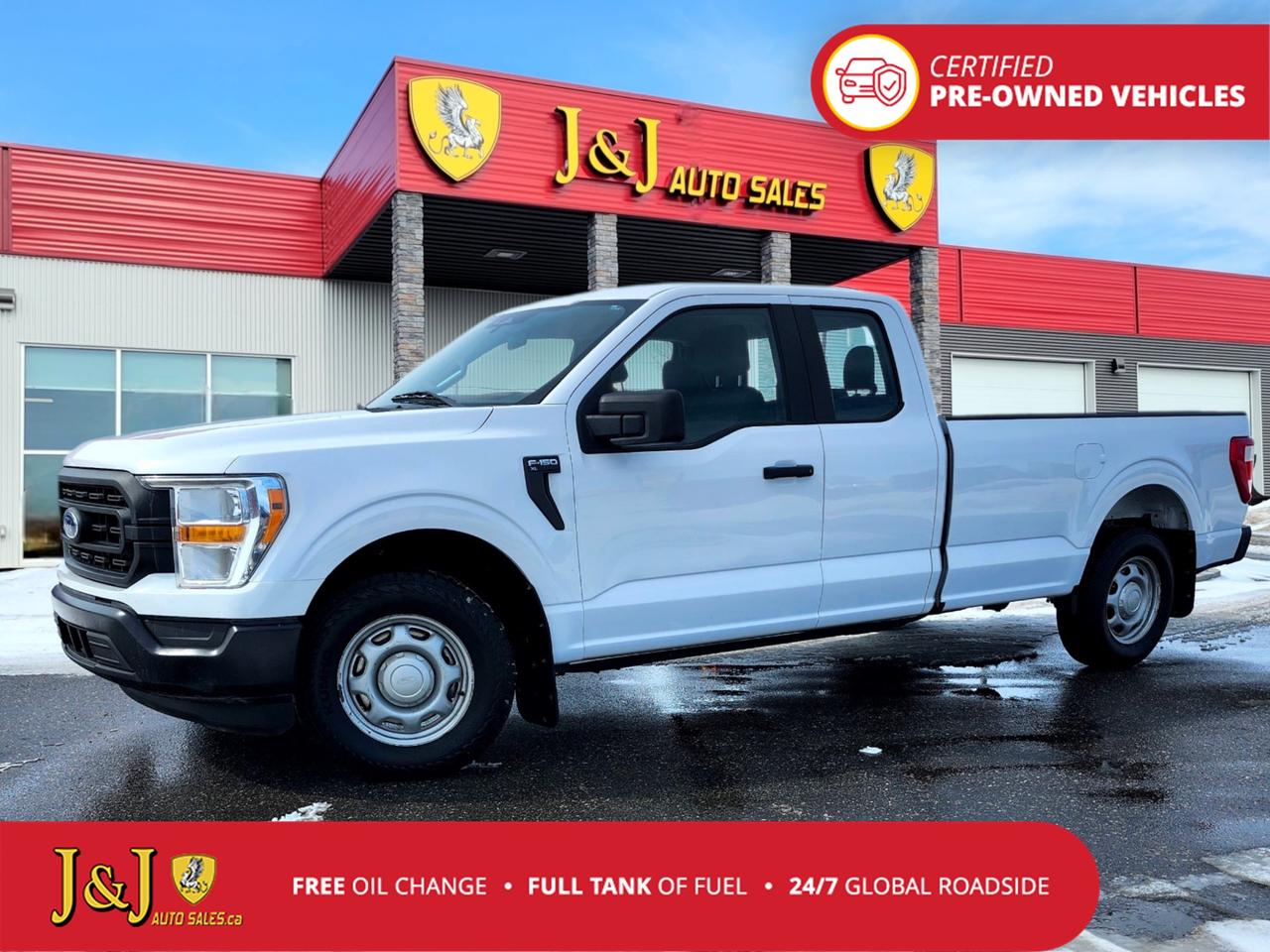 Oxford White 2021 Ford F-150 XL 8 ft RWD 10-Speed Automatic 2.7L V6 EcoBoost Welcome to our dealership, where we cater to every car shoppers needs with our diverse range of vehicles. Whether youre seeking peace of mind with our meticulously inspected and Certified Pre-Owned vehicles, looking for great value with our carefully selected Value Line options, or are a hands-on enthusiast ready to tackle a project with our As-Is mechanic specials, weve got something for everyone. At our dealership, quality, affordability, and variety come together to ensure that every customer drives away satisfied. Experience the difference and find your perfect match with us today.