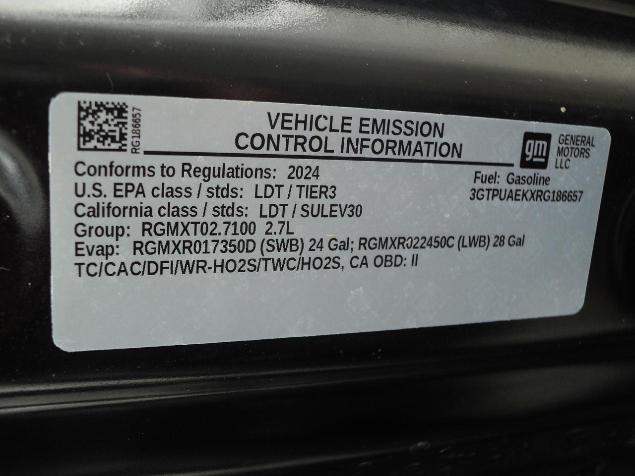 2024 GMC Sierra 1500 Pro  CrewCab 4WD 2.7L4cylGas 5'10"Box BackUpCam Photo