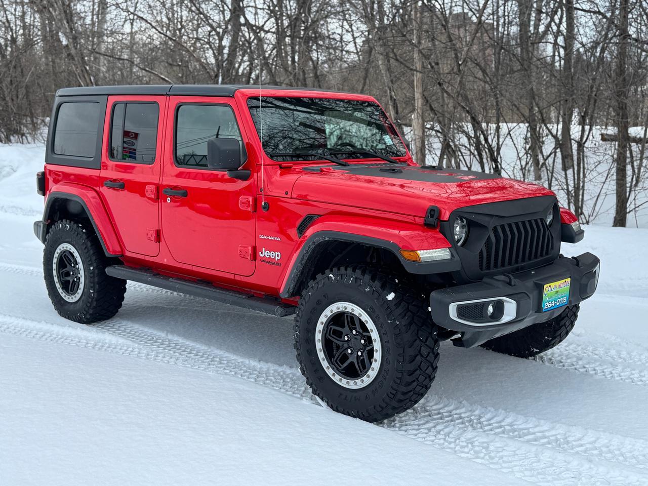 2021 Jeep Wrangler Unlimited Sahara 4WD ONE OWNER | CLEAN CARFAX Photo3